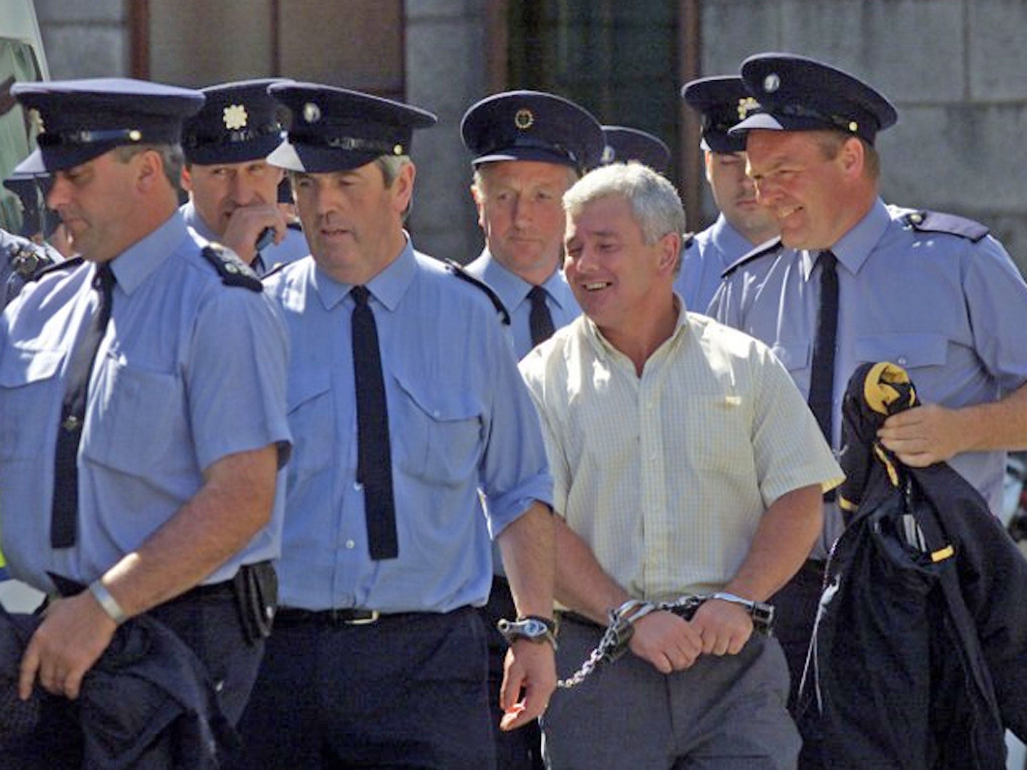John Gilligan leaves the Court of Appeal in Dublin in 2003