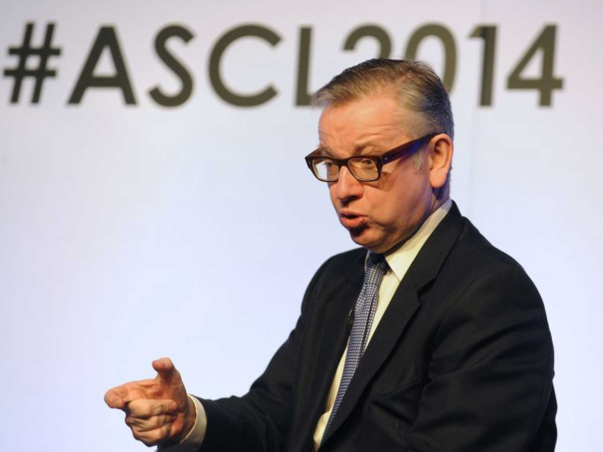 Gove at the conference