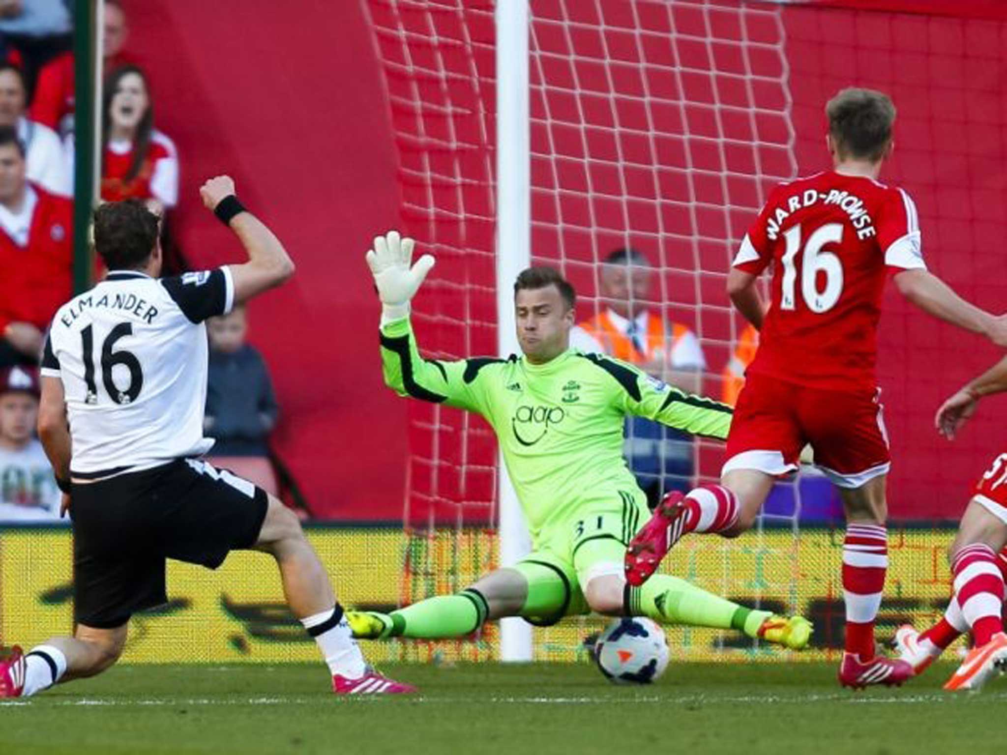 Artur Boruc in action for Southampton