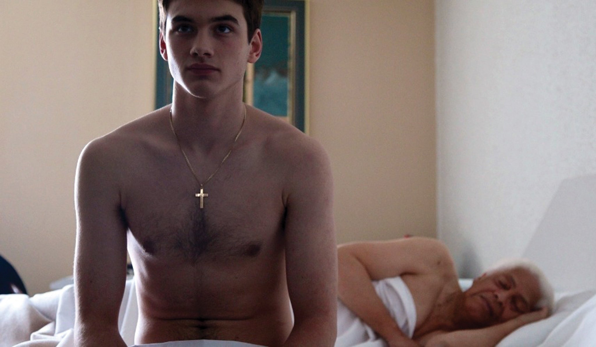 Pier-Gabriel Lajoie and Walter Borden in 'Gerontophilia'