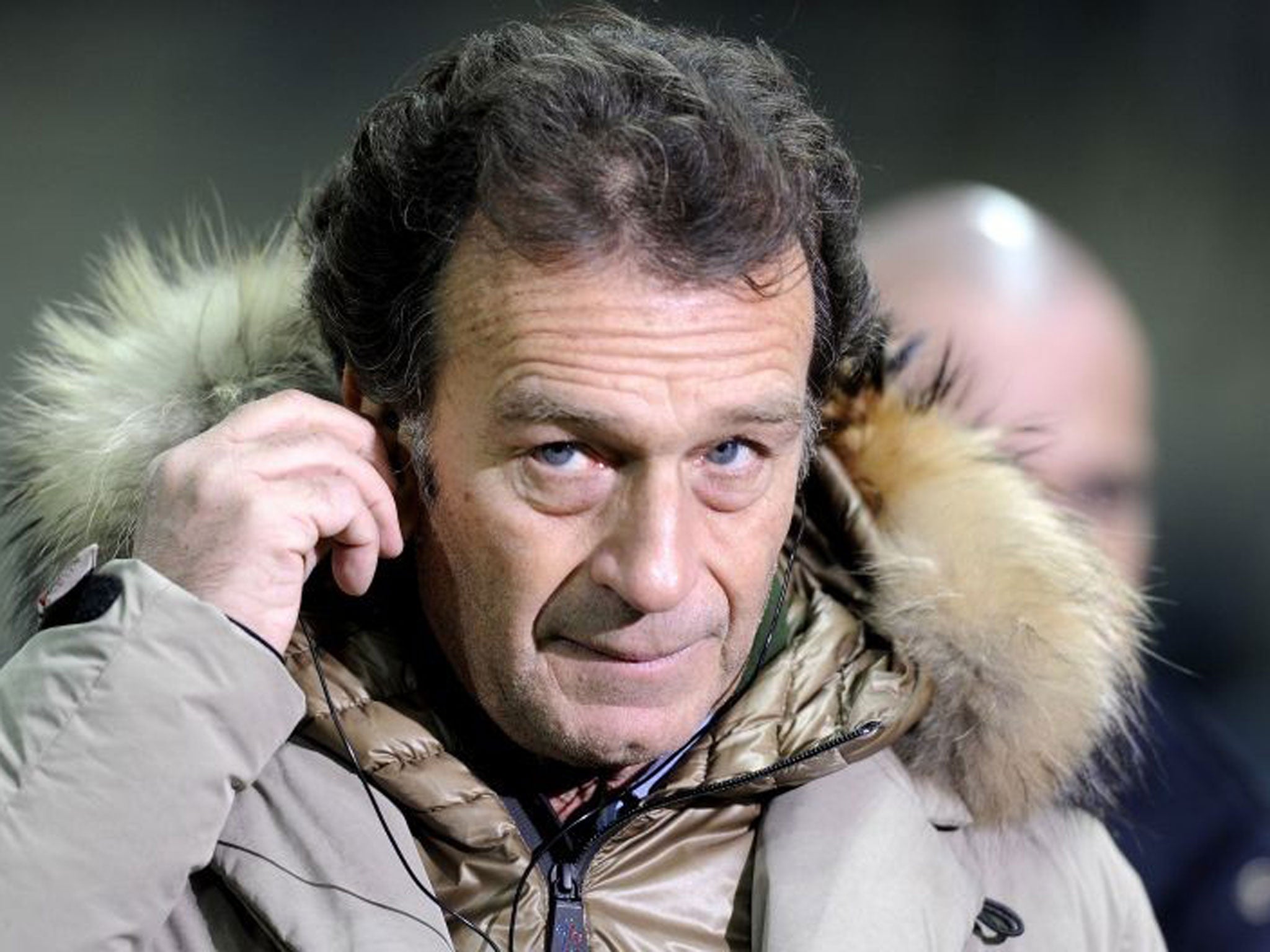 Cellino halted the press conference to go outside for a cigarette