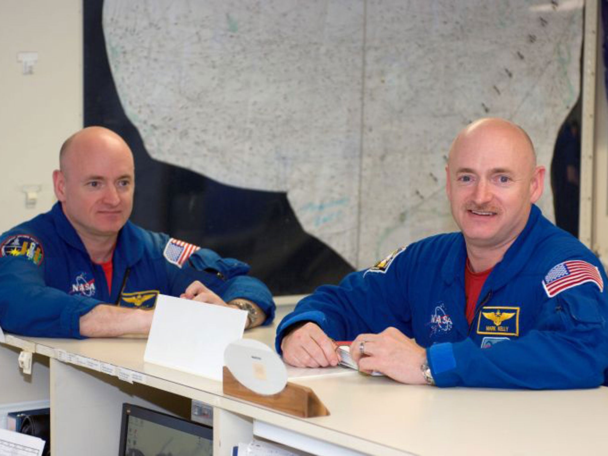 Scott and Mark Kelly, astronauts