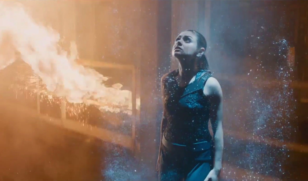 Jupiter literally ascending in the trailer