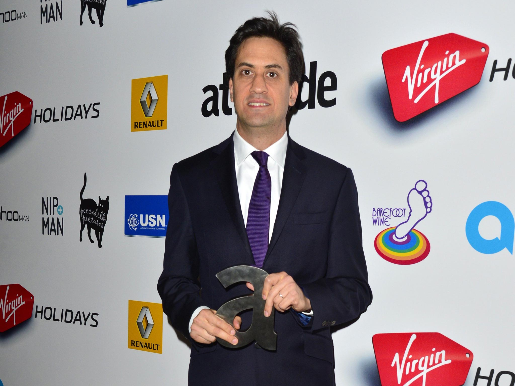 Ed Miliband told 'Attitude' magazine the UK had a duty to stand up against discrimination