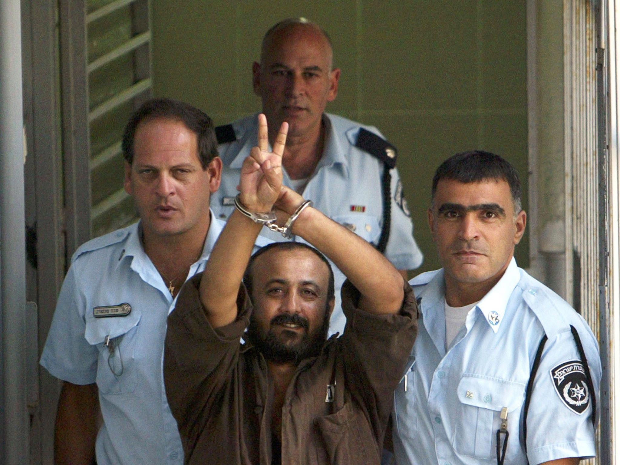 The Palestinians are seeking the release of Marwan Barghouti,
convicted of murder and jailed in 2004