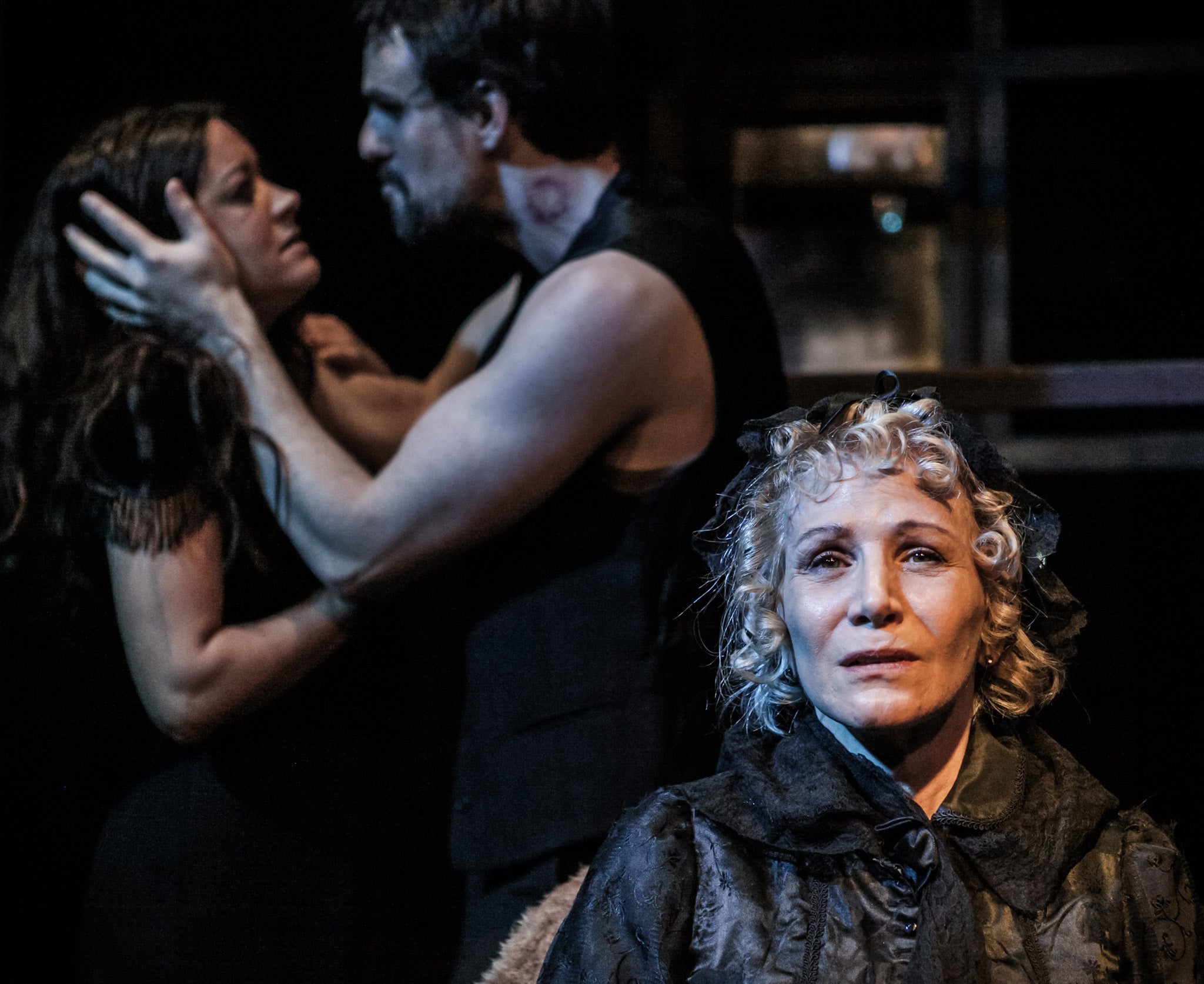 Julie Atherton as Therese in 'Therese Raquin' at Finborough Theatre