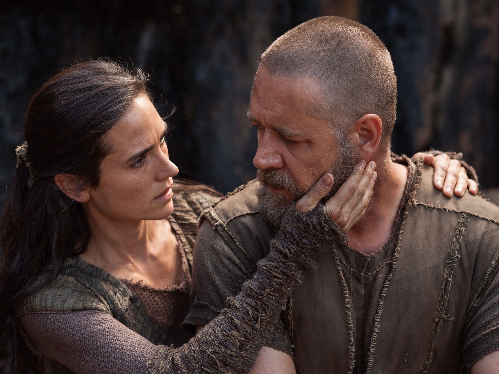 Jennifer Connelly and Russell Crowe in Noah