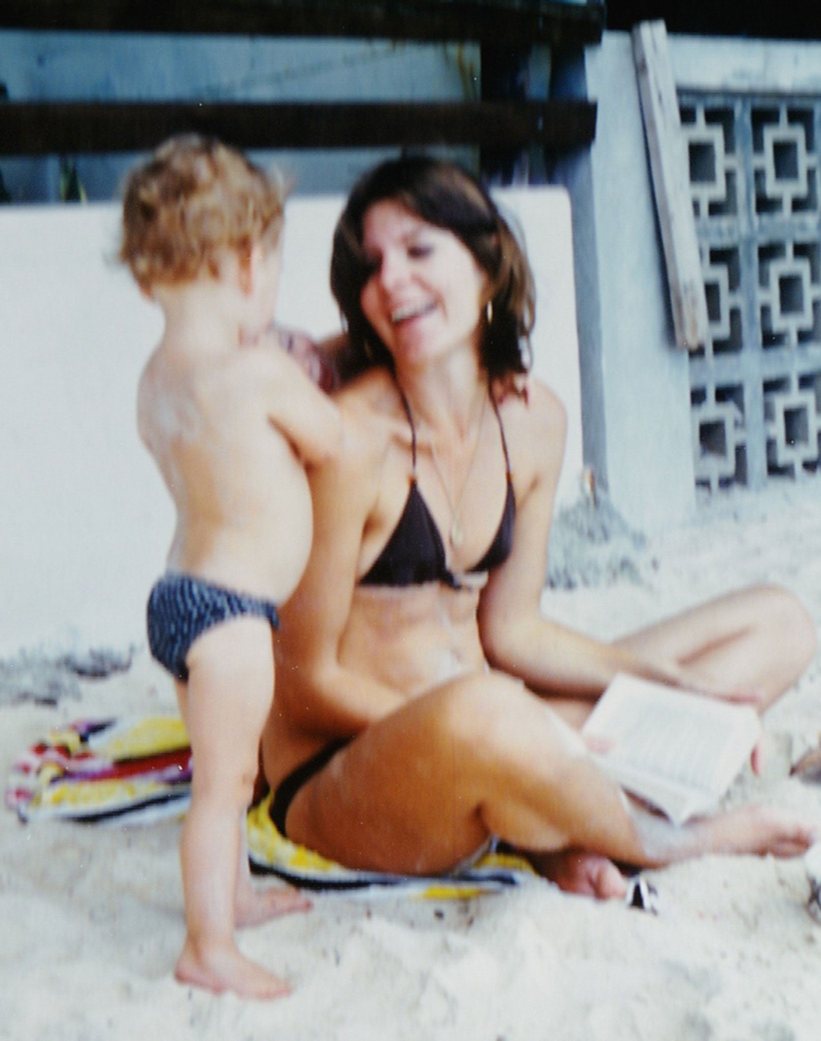 Chef Thomasina Miers as a toddler with her mother