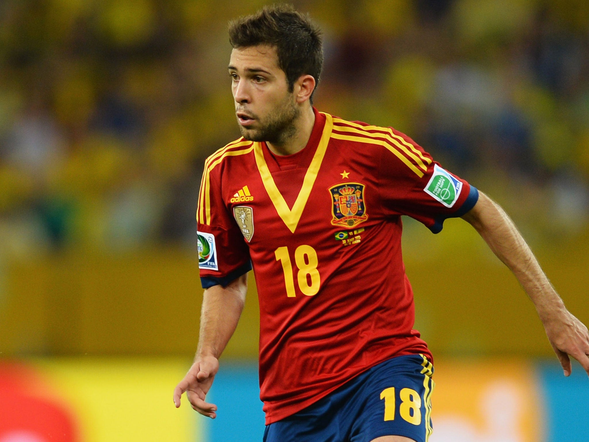 Jordi Alba of Spain