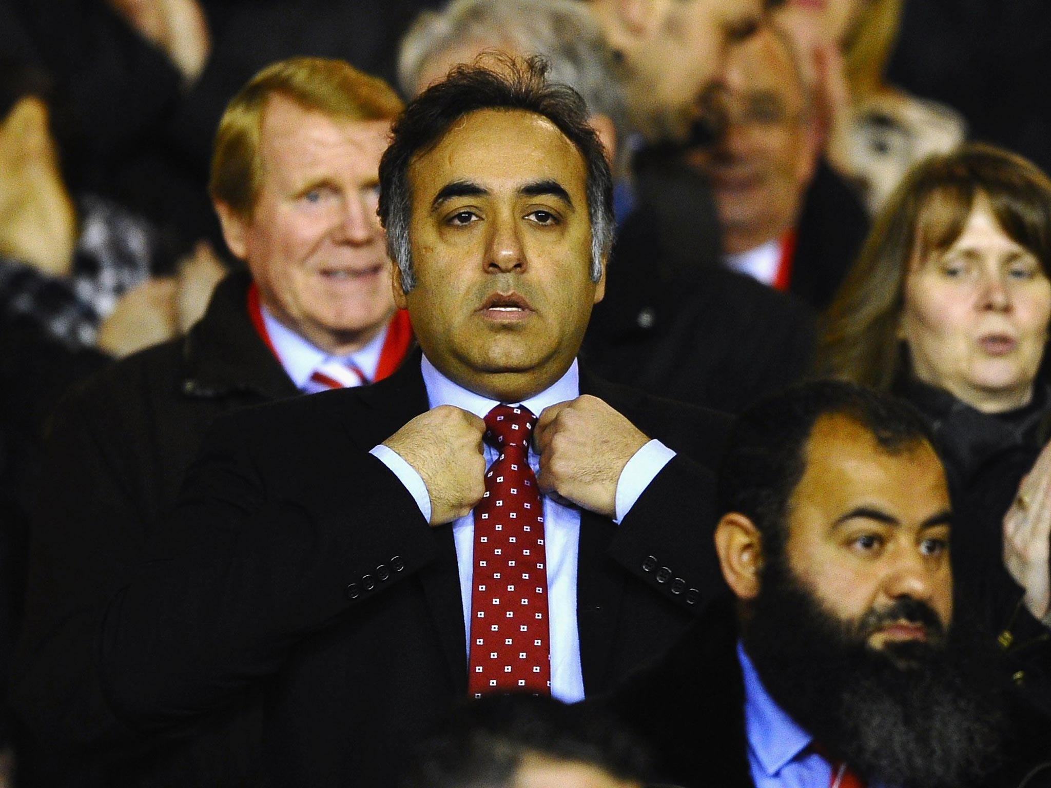 Nottingham Forest owner Fawaz al-Hasawi at the City Ground for Tuesday night’s match with Charlton