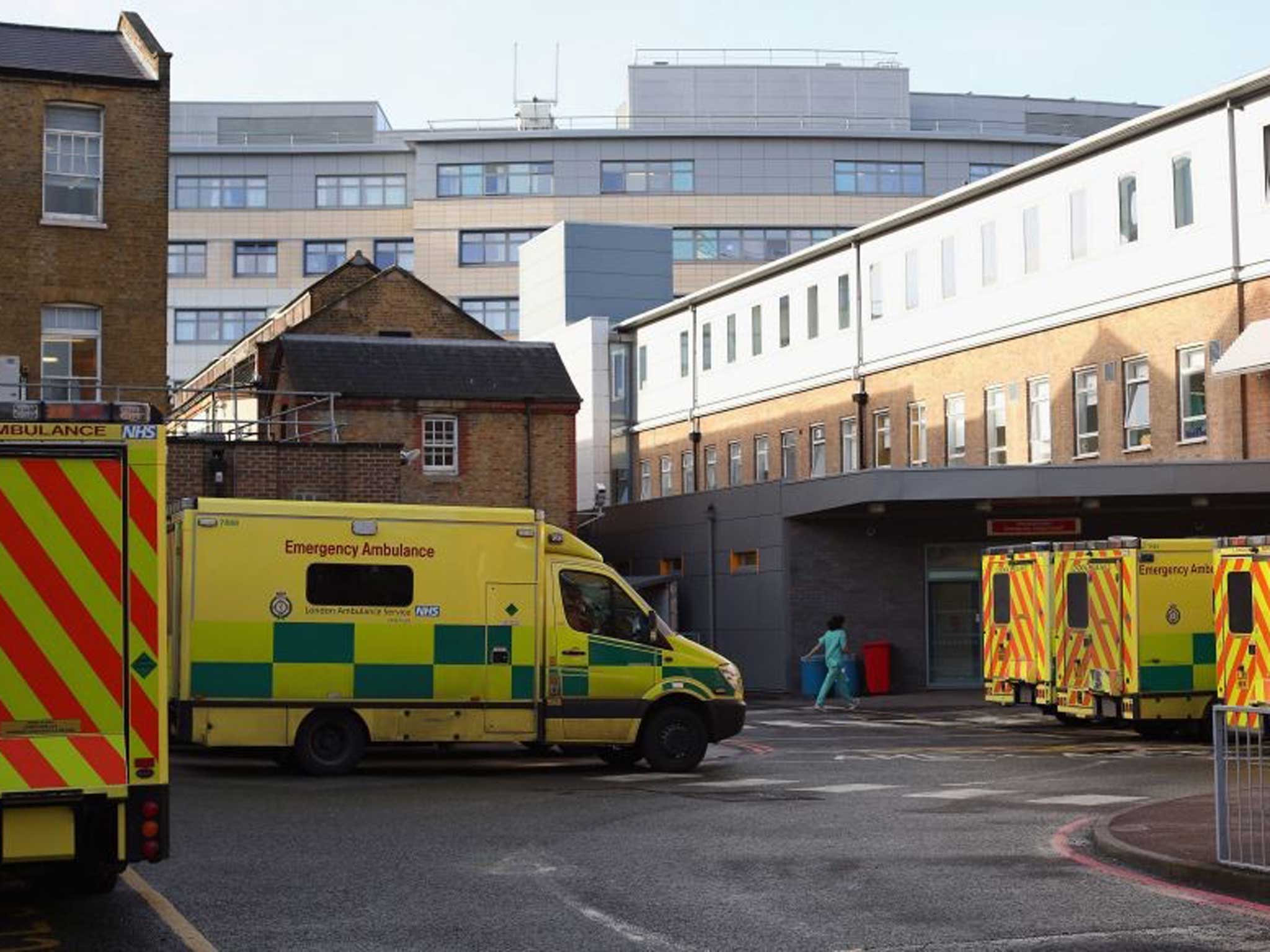 The A&E department at University Hospital Lewisham