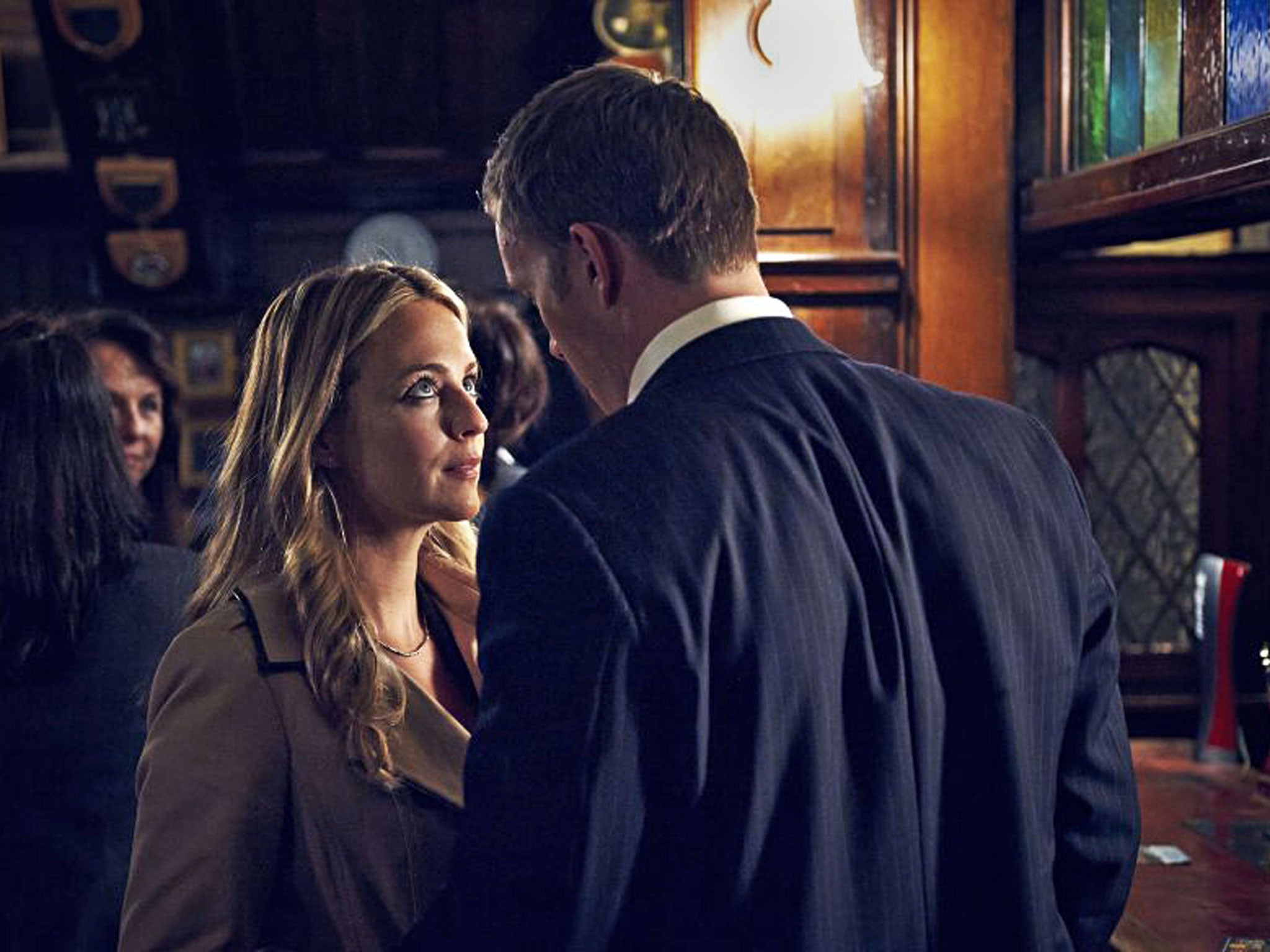 Briefs encounter: Miranda Raison and Rupert Penry-Jones in 'Silk'