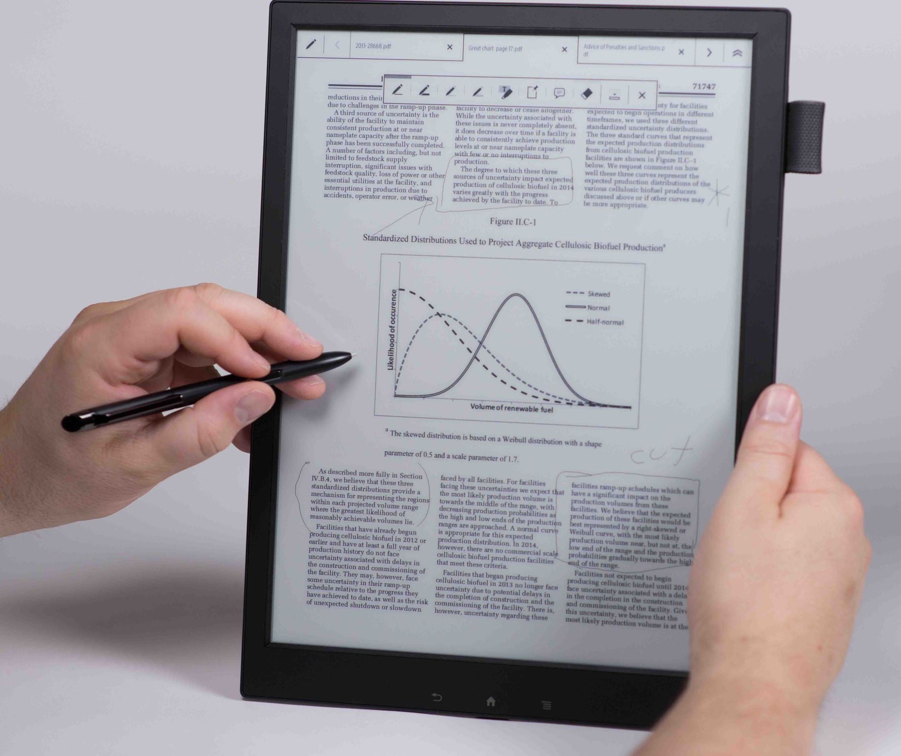 New Digital Paper tablet has a 13.3-inch e-ink display and is just 7mm thick