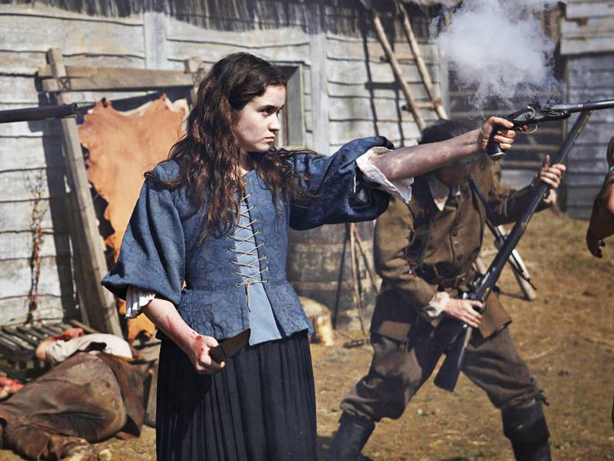 Young gun: Alice Englert as Hope Russell in 'New Worlds'