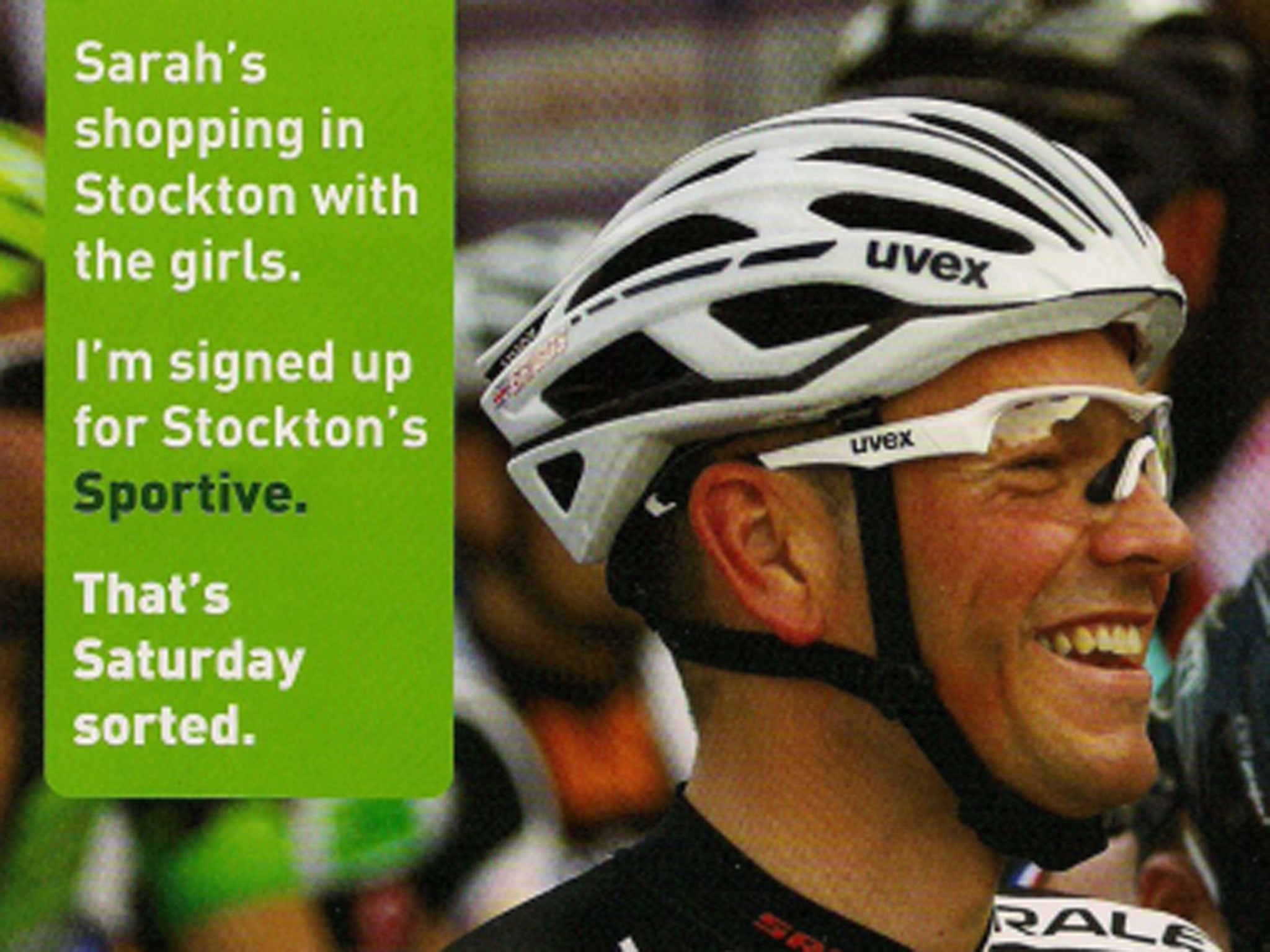 A photo of an advert issued by Stockton Borough Council that has since been withdrawn after complaints that it was sexist