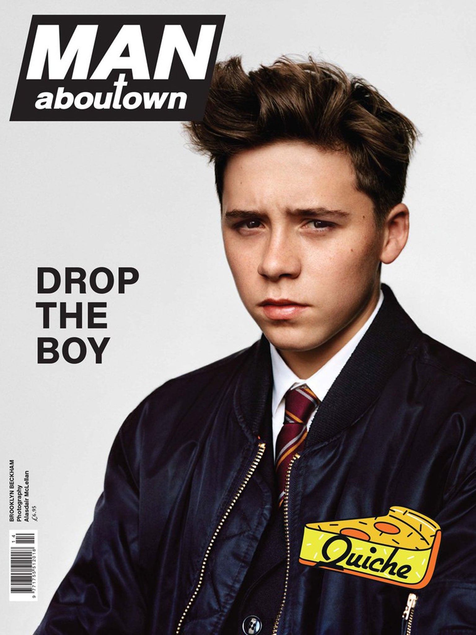 Brooklyn Beckham on the cover of Man About Town