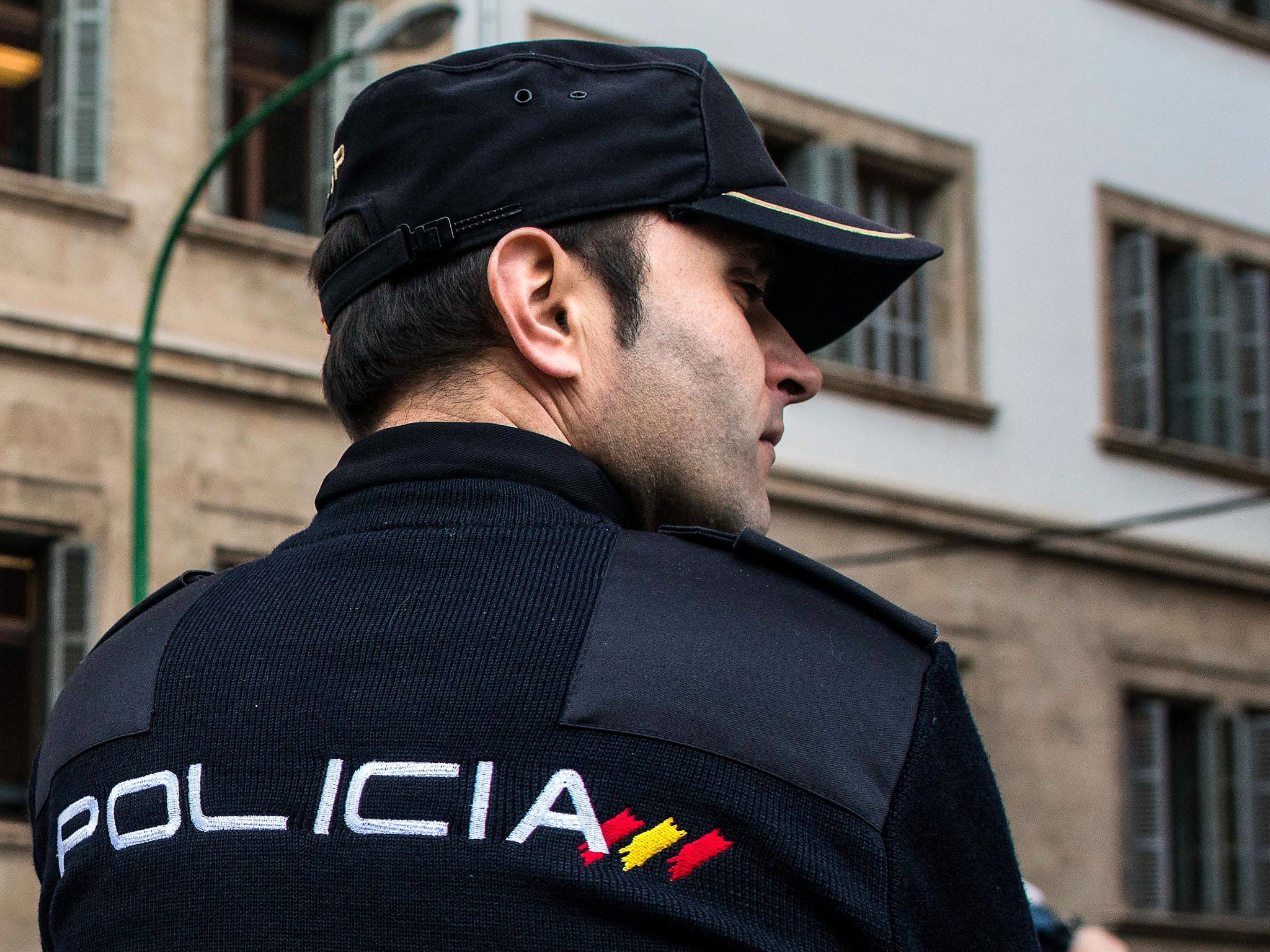 Spanish police are looking for a man who left his lover in a well after she fell in when they were having sex