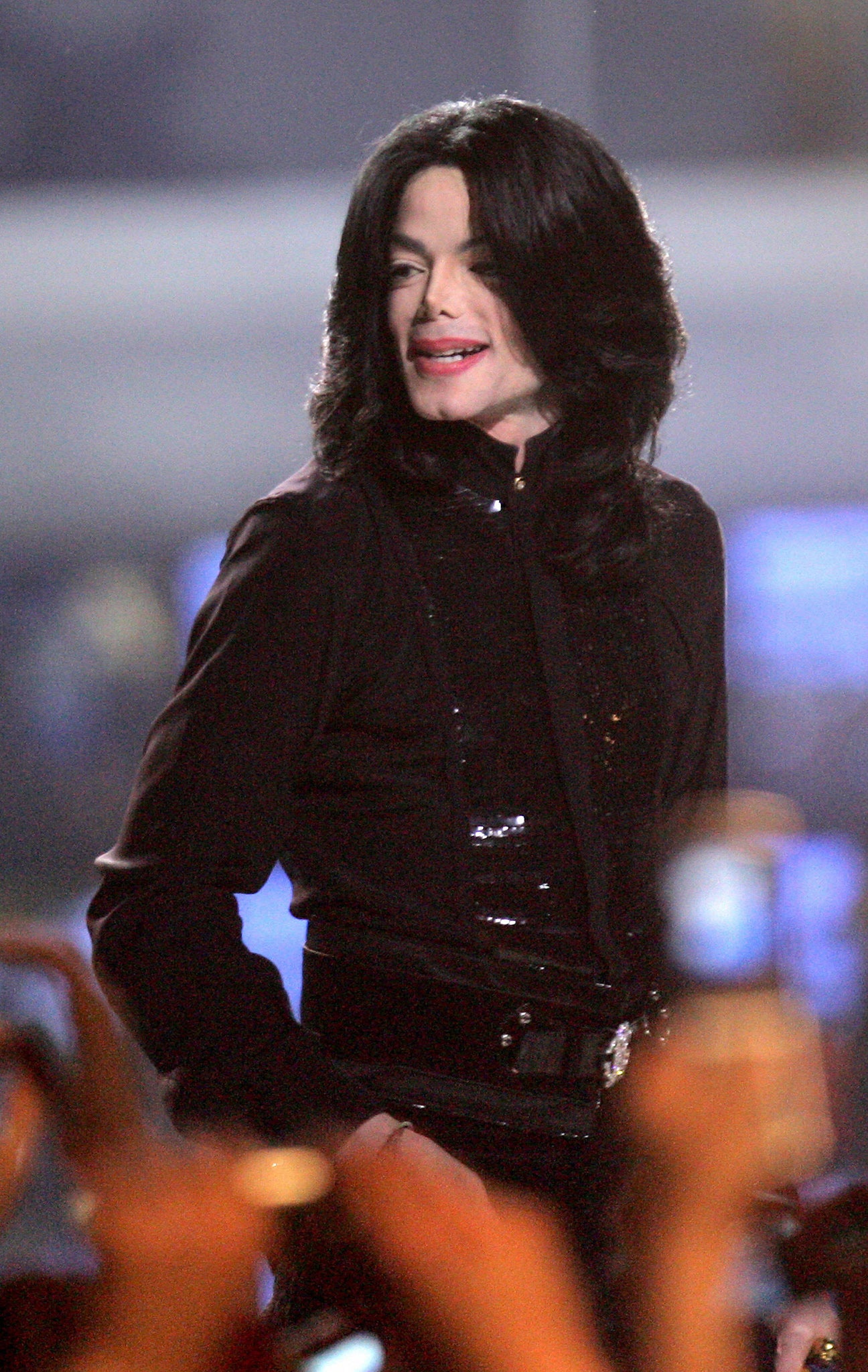 Michael Jackson performs in Earls Court at the World Music Awards in 2006