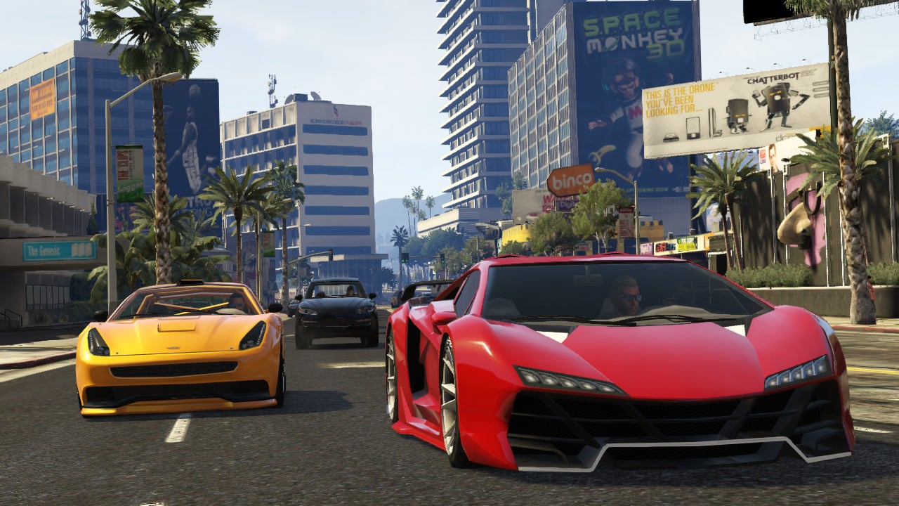 A new super car comes in the form of the Pegassi Zentorn (Picture: Rockstar)