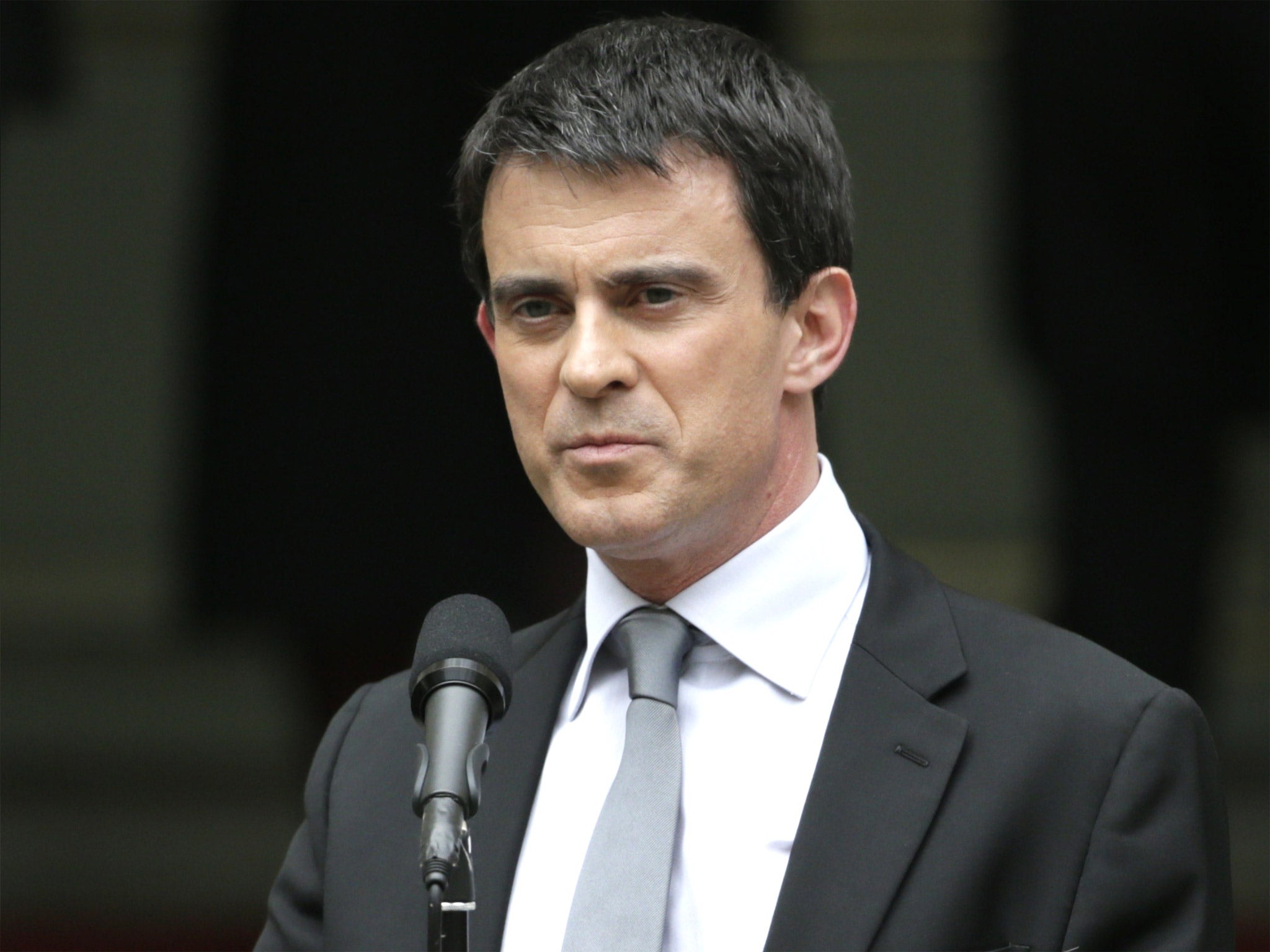 Manuel Valls said the bill would allow agencies to be 'efficient in the fight against terrorism and serious crime'