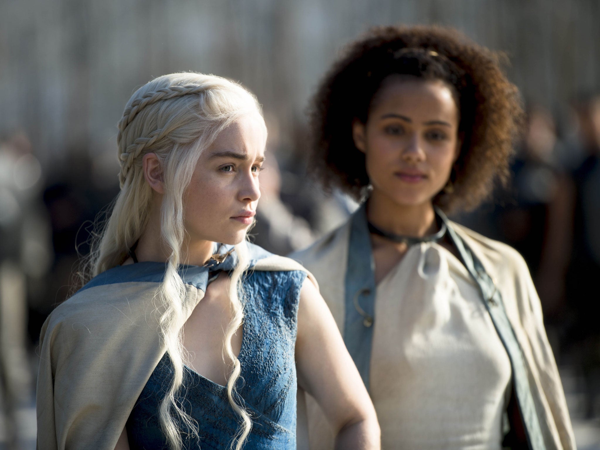 Emilia Clarke as Daenerys Targaryen in Game of Thrones