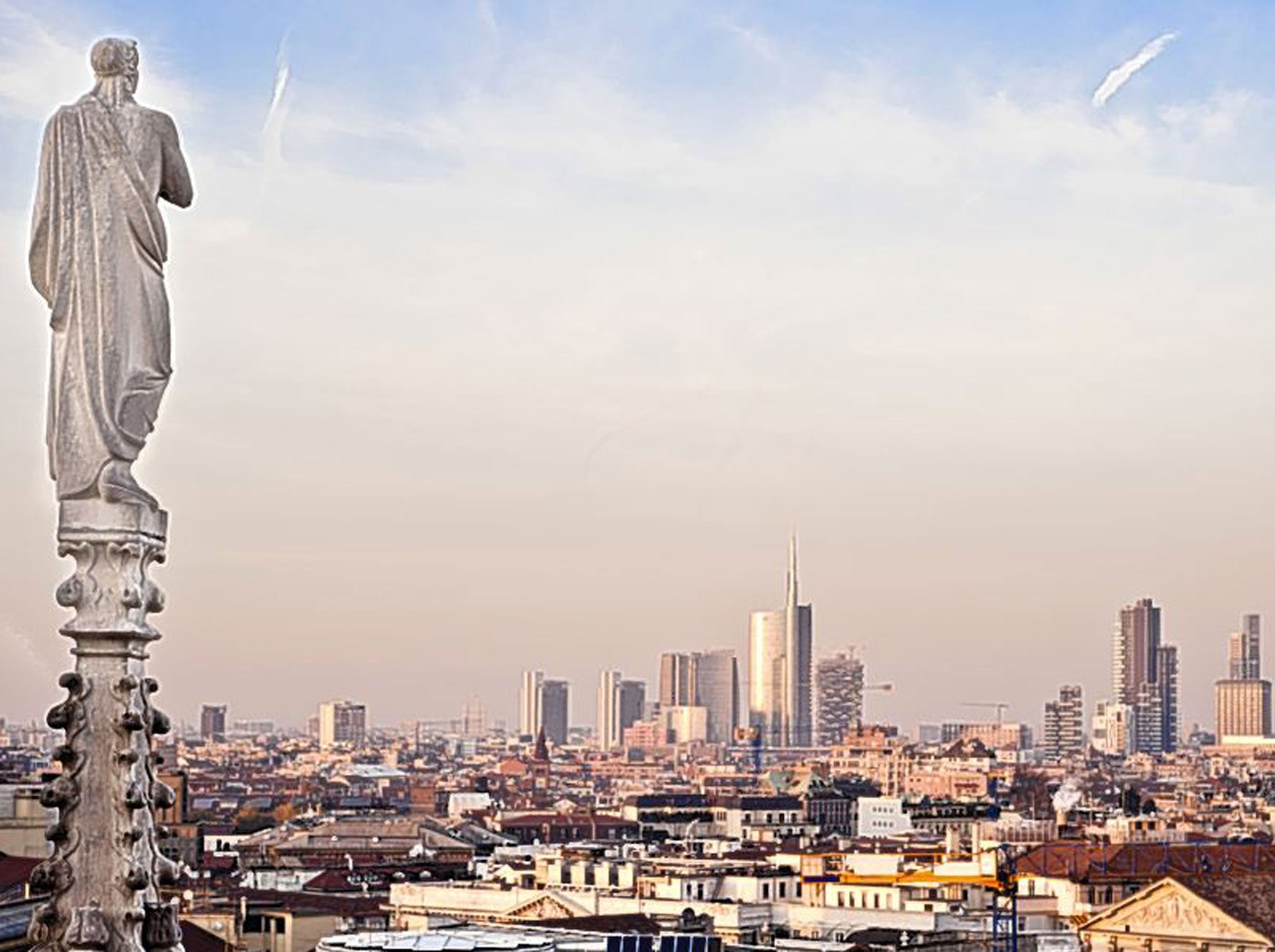 Style high: Milan's ancient and modern skyline