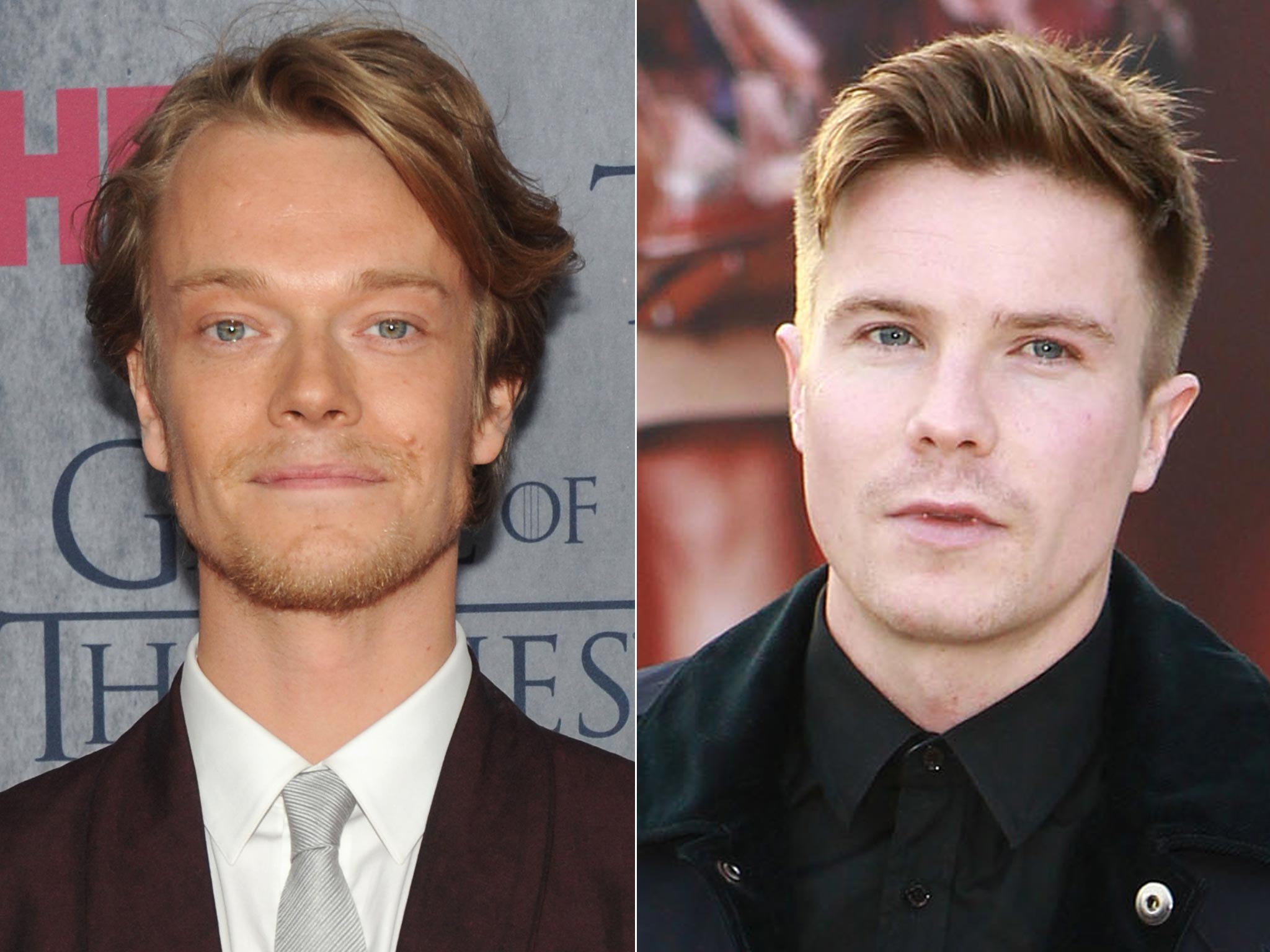 Actors Alfie Allen (left) and Joe Dempsie, who first names are still popular while names such Horace and Clifford face 'extinction'