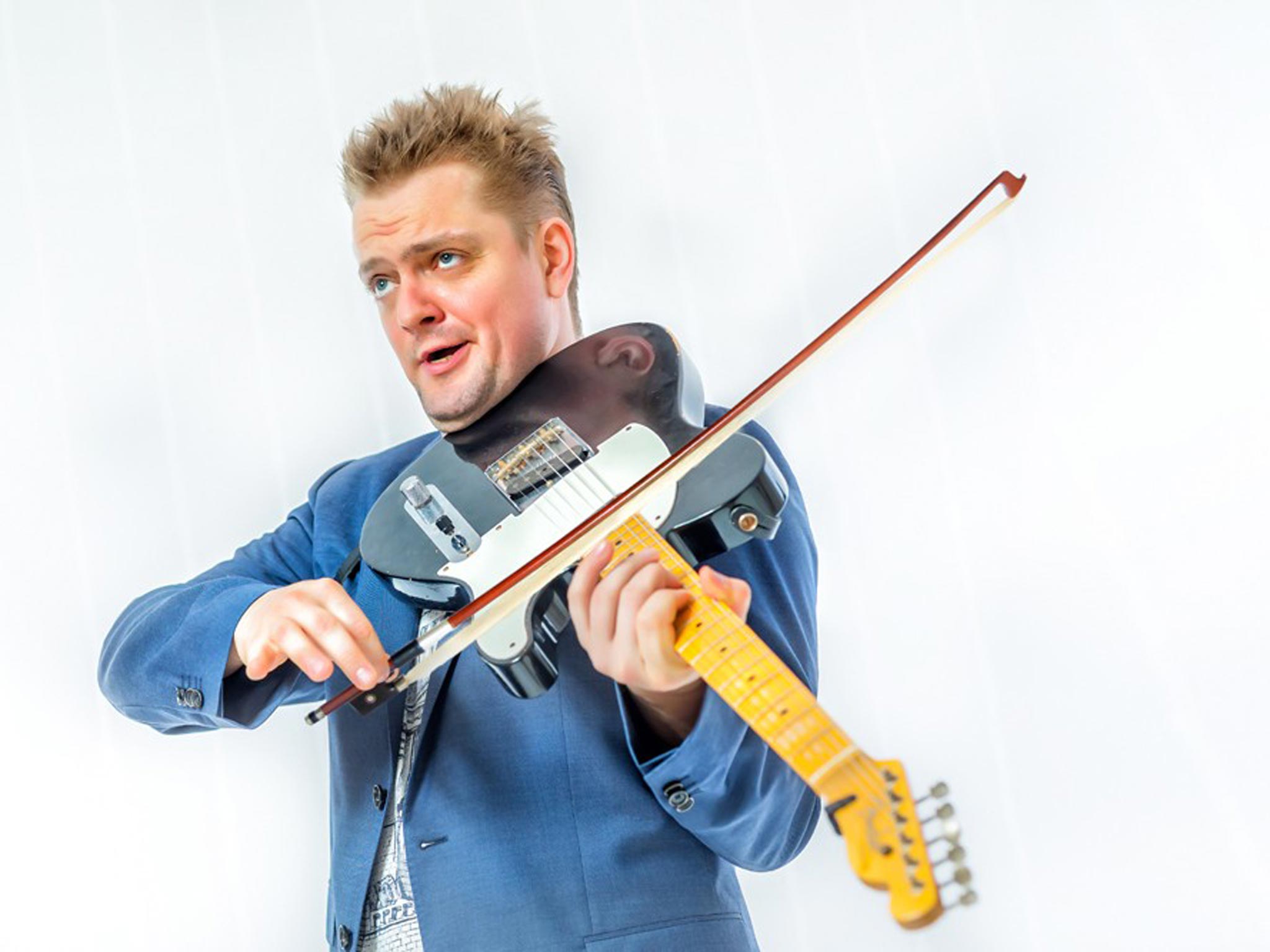 Alexandr Pushnoy is a family-friendly musical comedian who has been called the Russian Bill Bailey