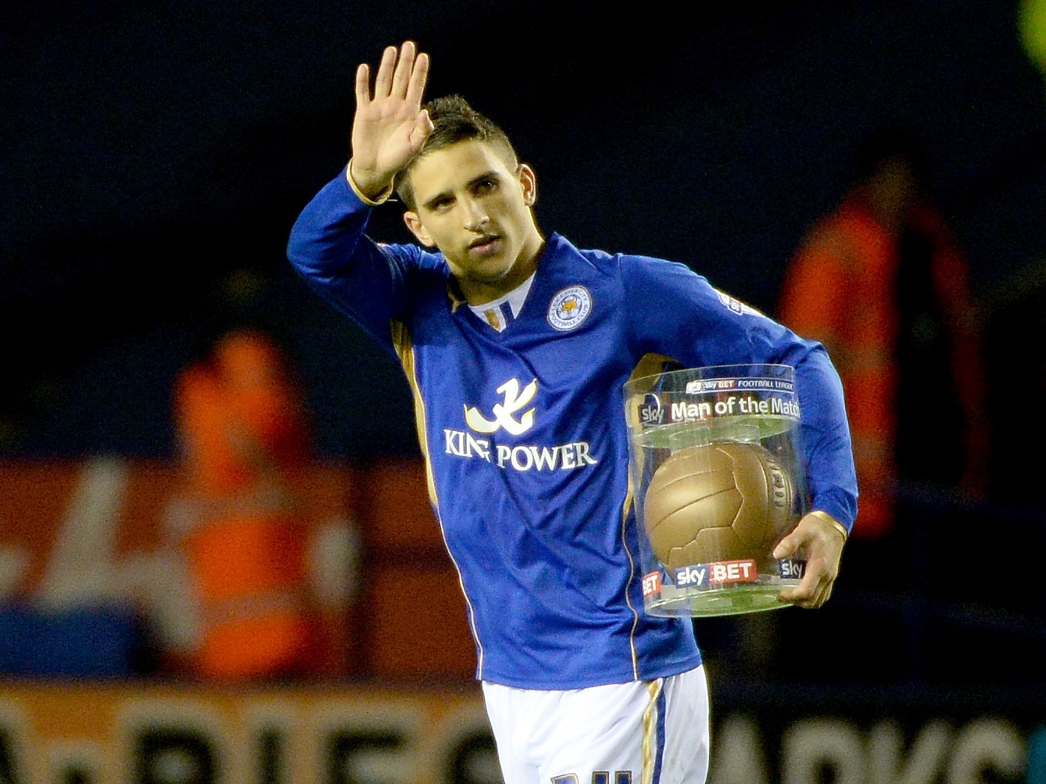 Anthony Knockaert celebrates the 2-1 victory over Sheffield Wednesday