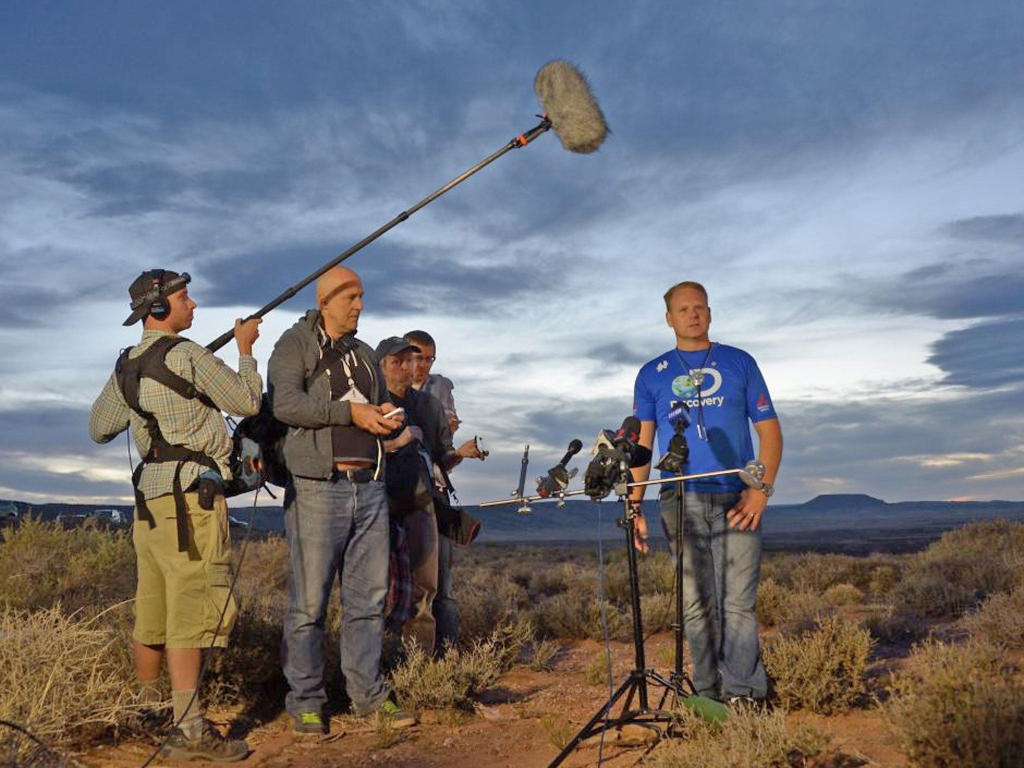 Nik Wallenda speaks after crossing the Grand Canyon on a tightrope live on Discovery