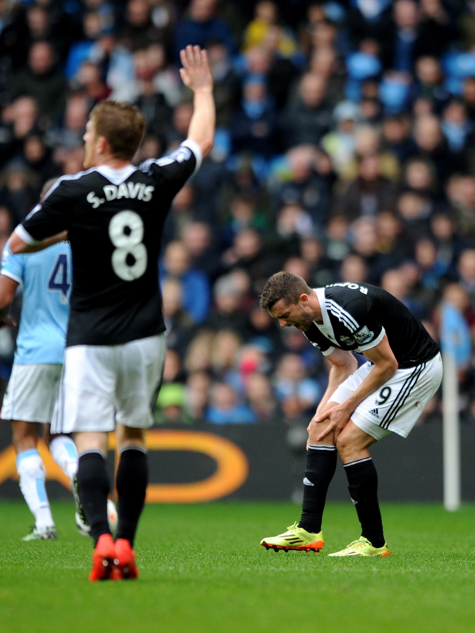 Jay Rodriguez injured a cruciate ligament by landing awkwardly