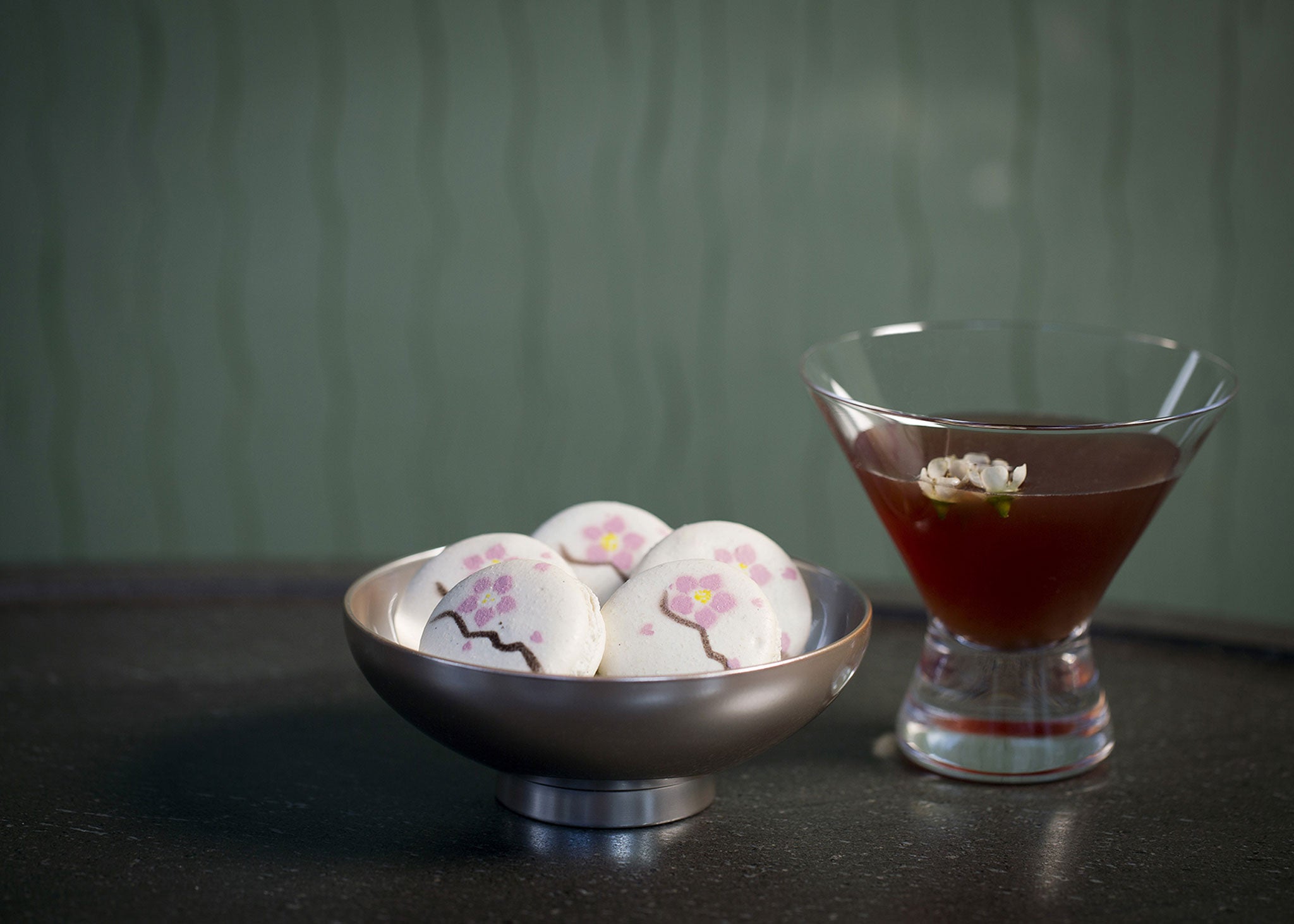 Sakura Macarons