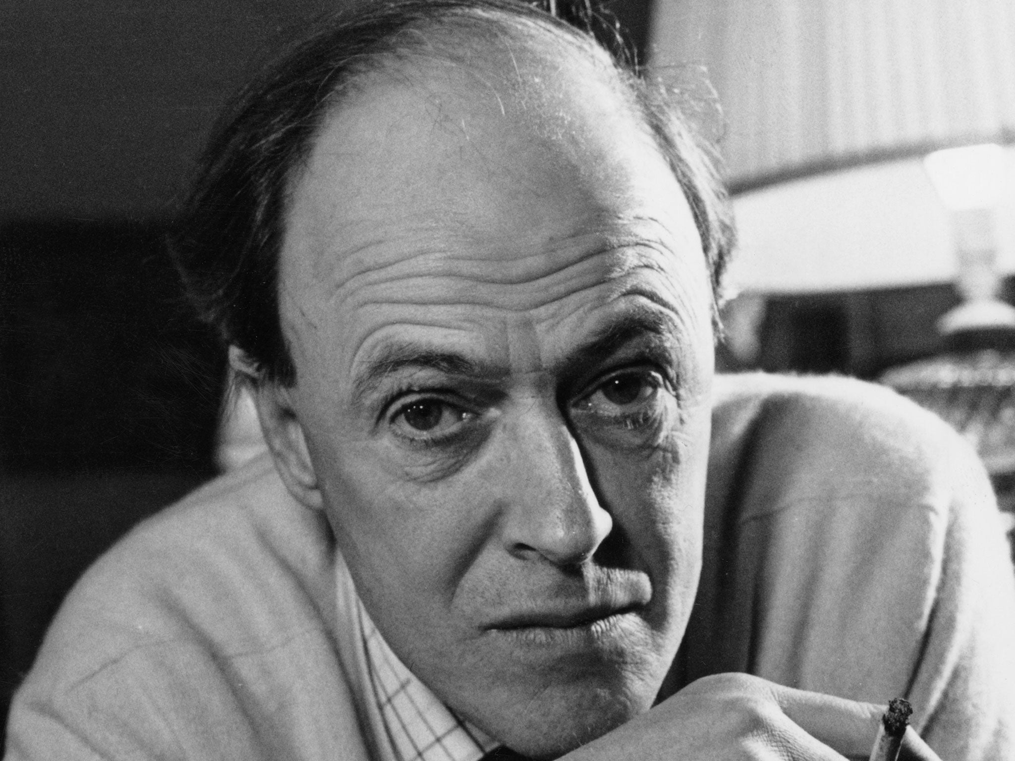 British writer Roald Dahl pictured on 11 December 1971.