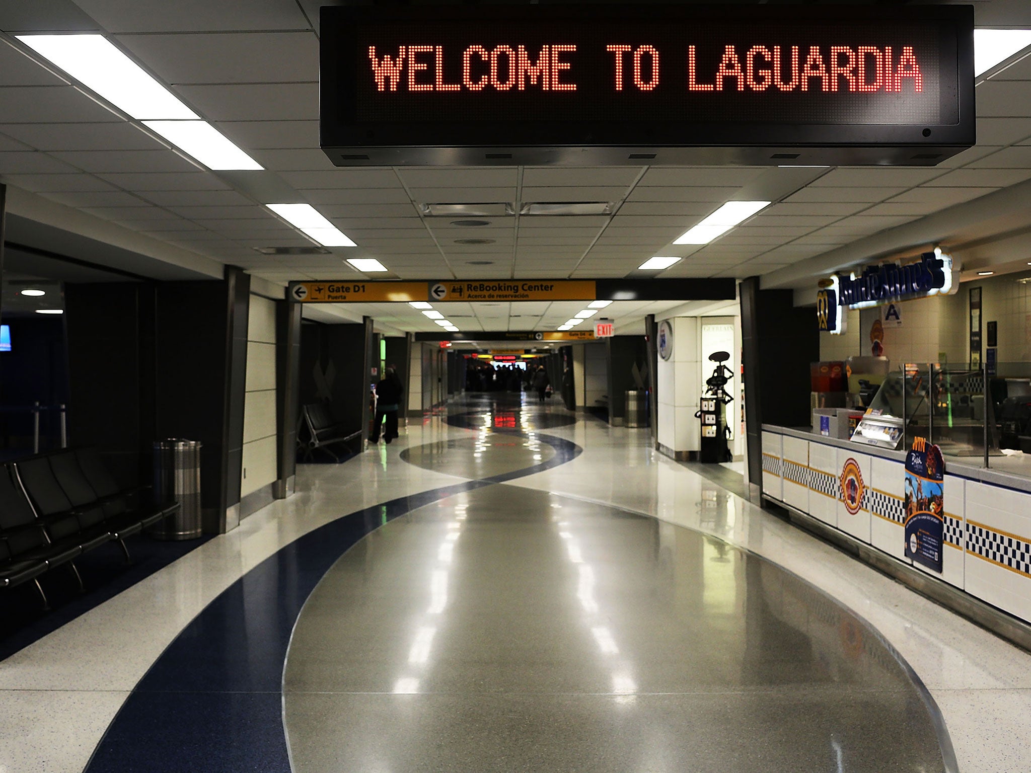 Vice President Joe Biden said to travel from La Guardia was like braving the Third World