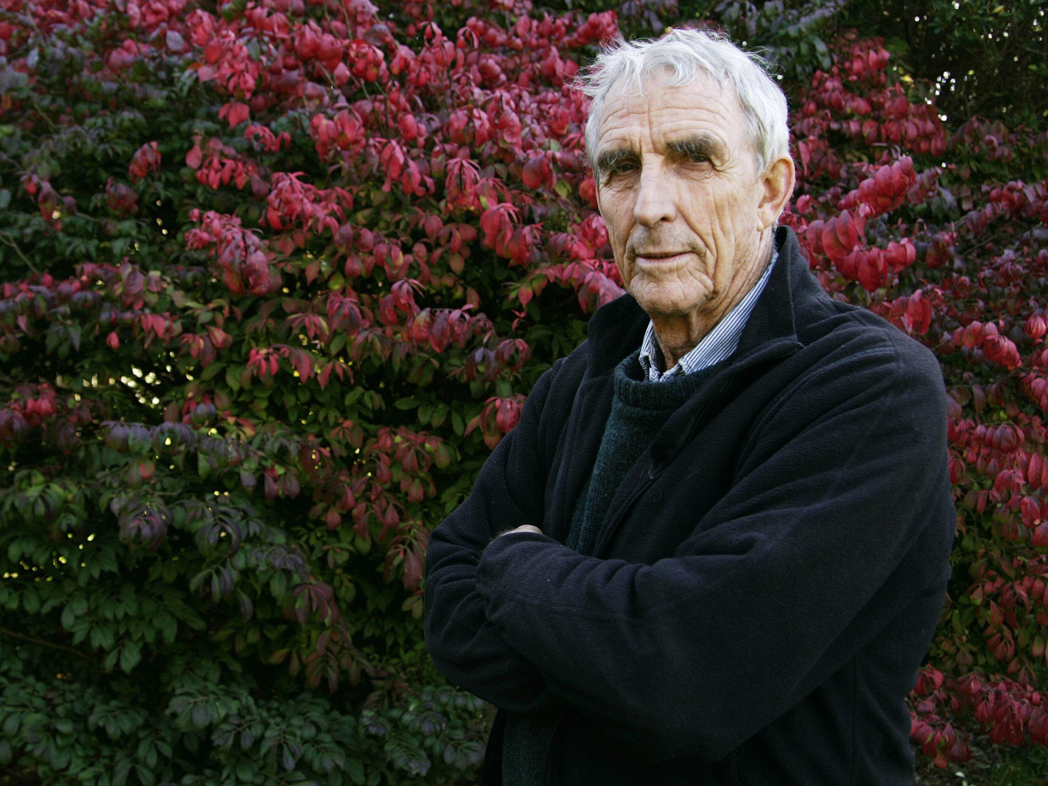 Acclaimed works: Writer Peter Matthiessen in 2004