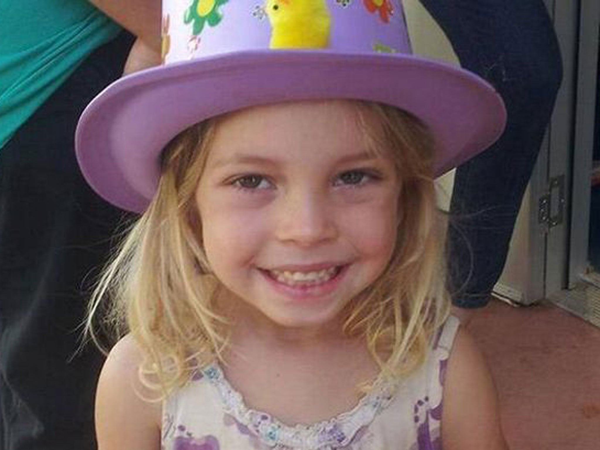 Officers searching for Chloe Campbell issued a 'child abduction alert' shortly after 9am local time, meaning a message was broadcast on local radio every 15 minutes.