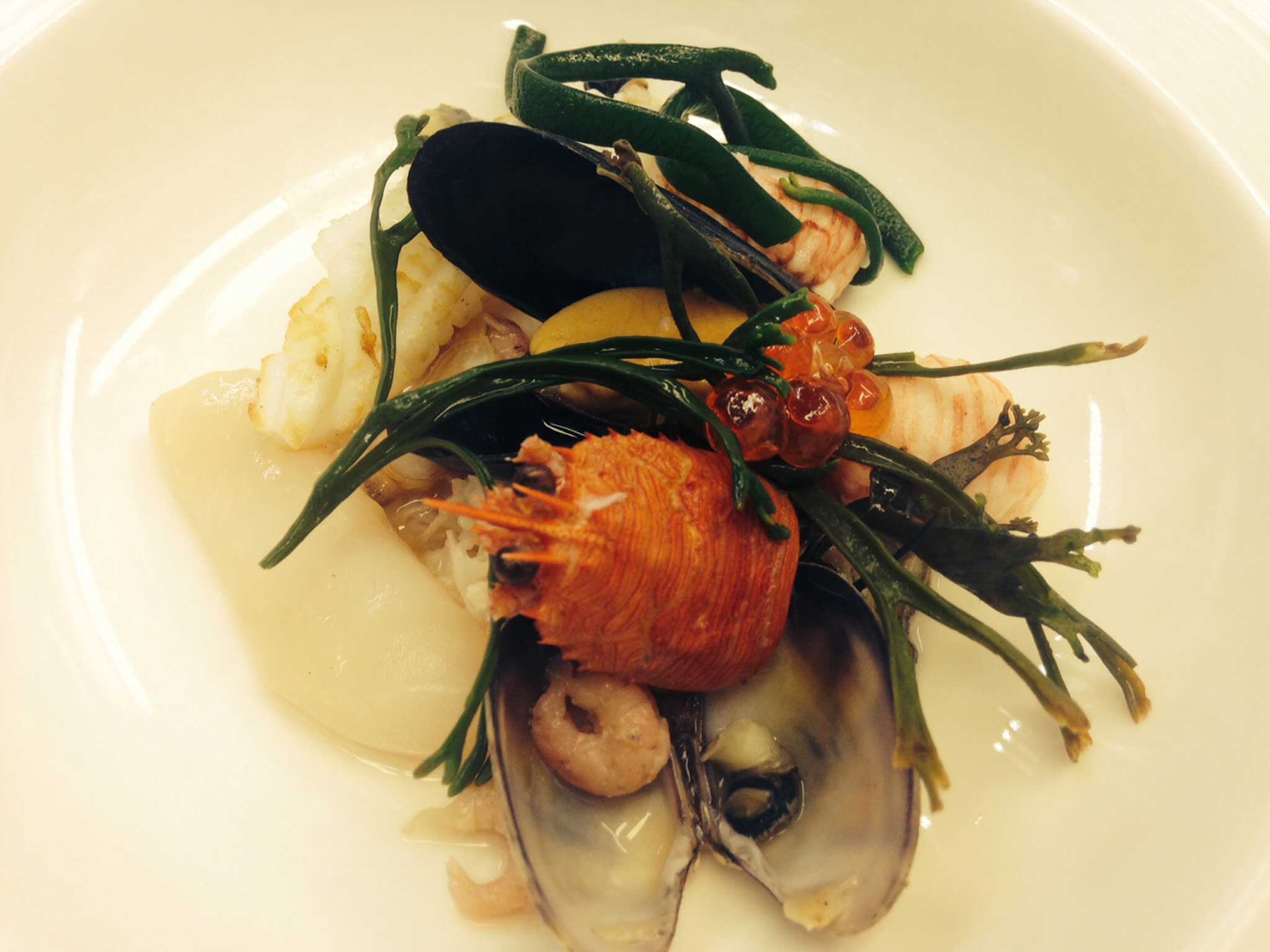 Tom Kitchin's fresh rockpool: "This is a dish that tells a story for me"