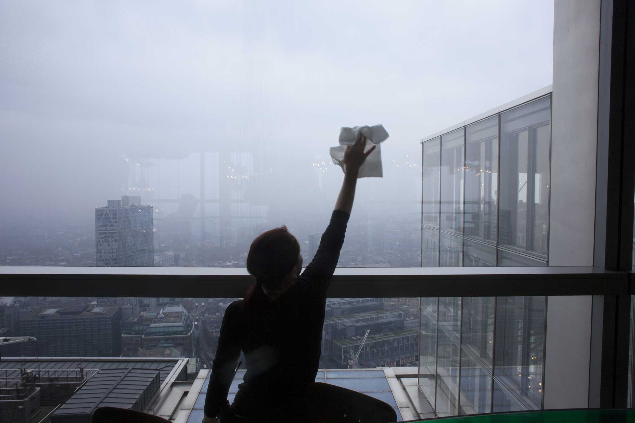 3pm: Duck &amp; Waffle's superlative 40th-floor view is disturbed only by the elements