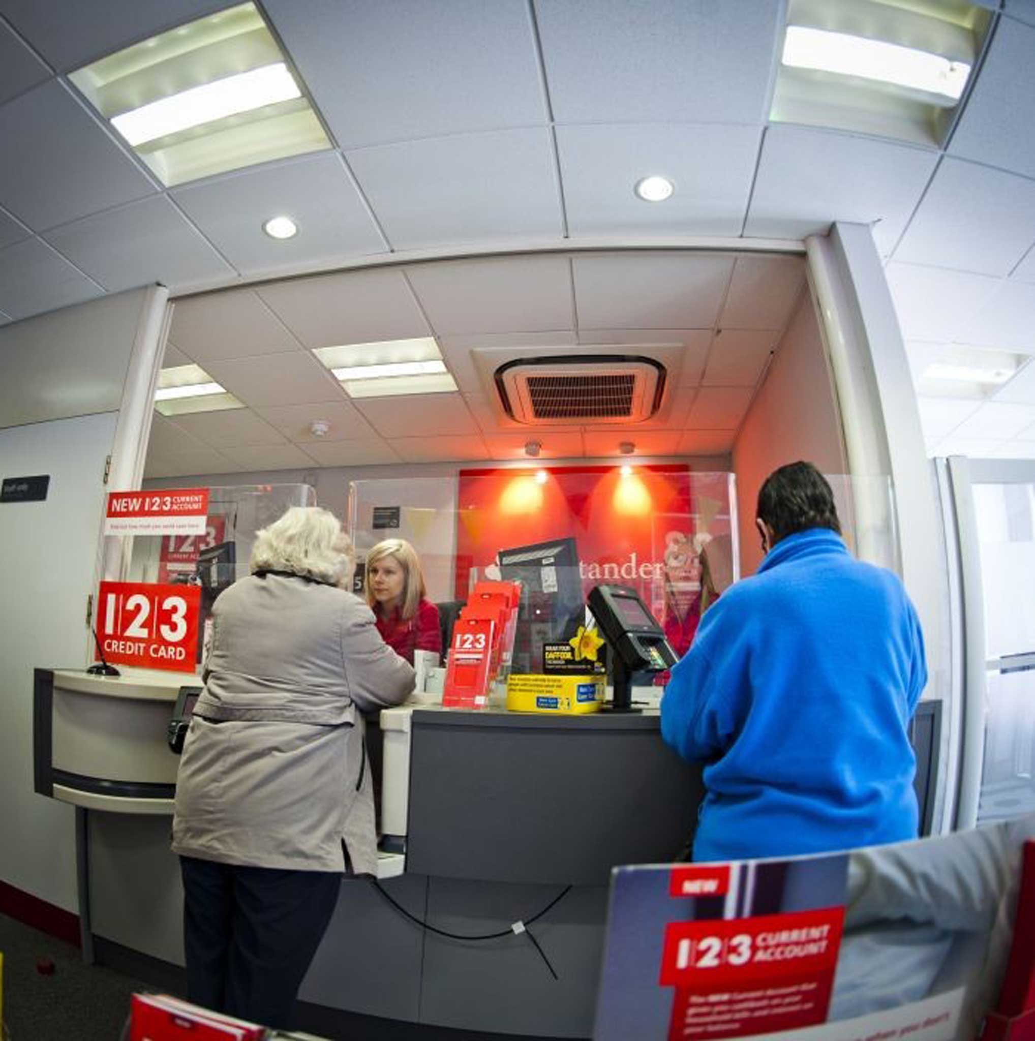 Called to account: praise for Santander, as for all the other high street banks, was reserved for local staff, not the bosses