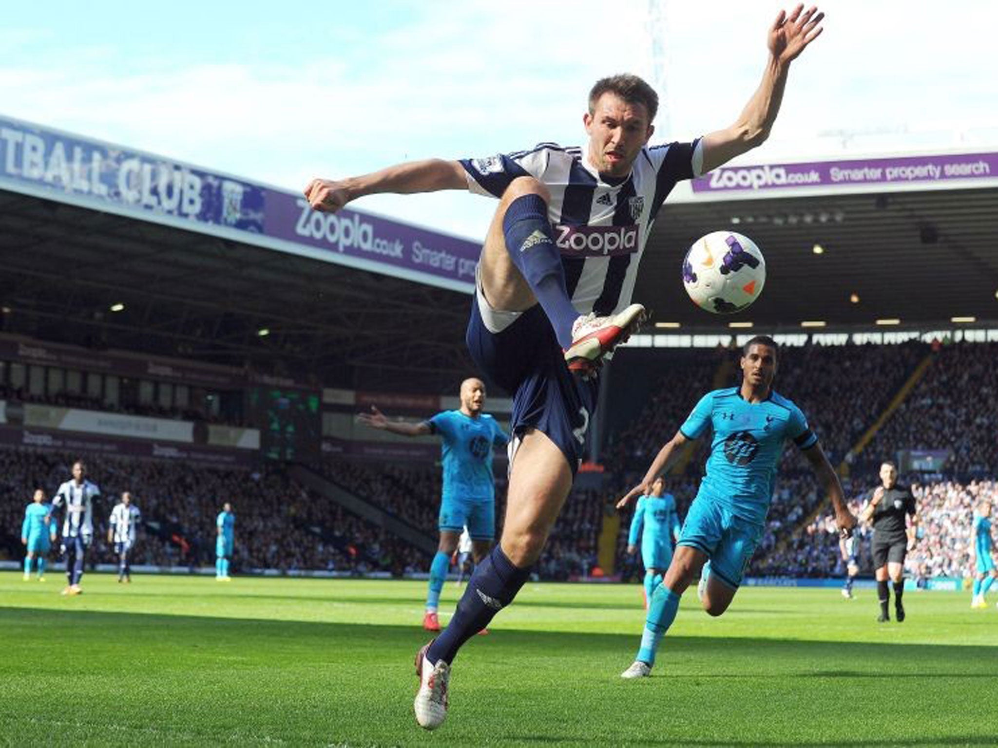 West Bromwich Albion's Irish defender Gareth McAuley