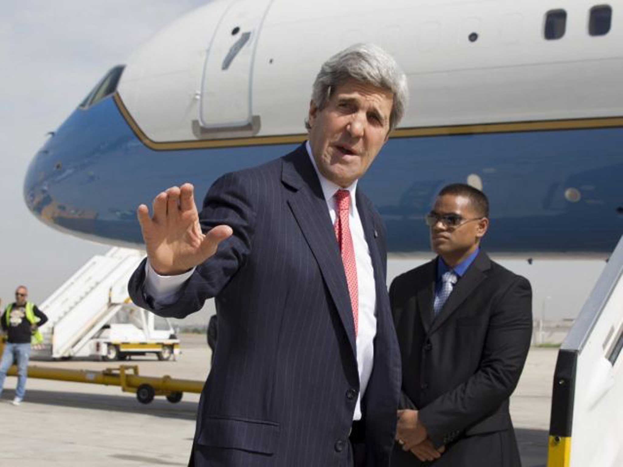 The mission of John Kerry was a focus