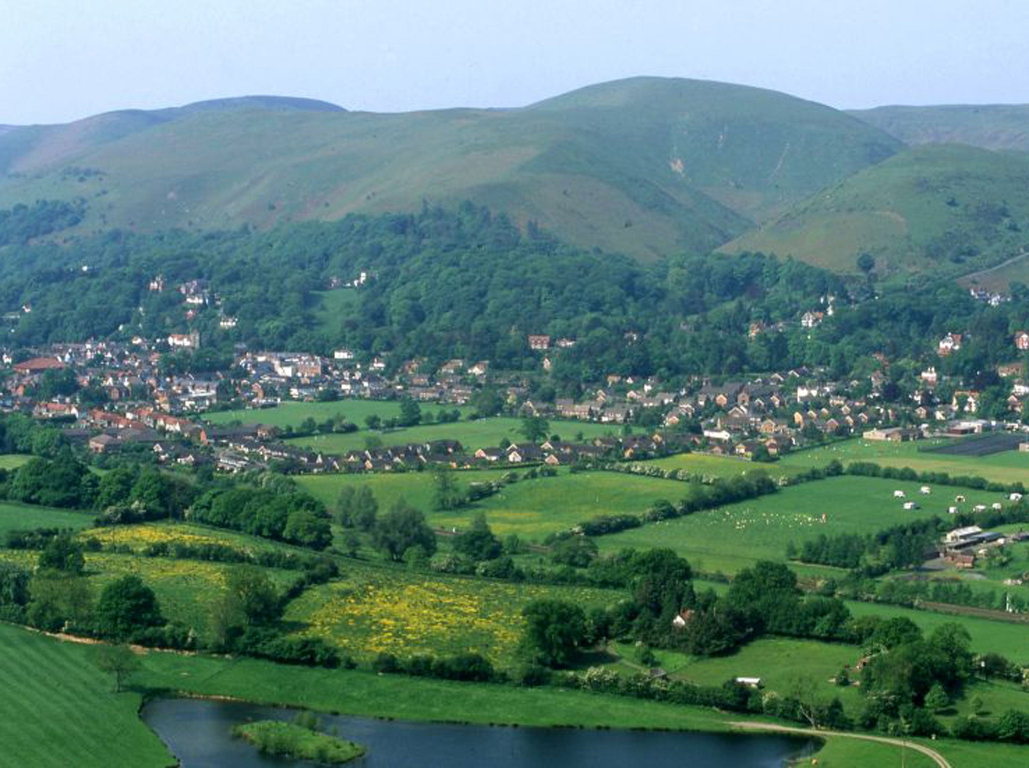 The town of Church Stretton