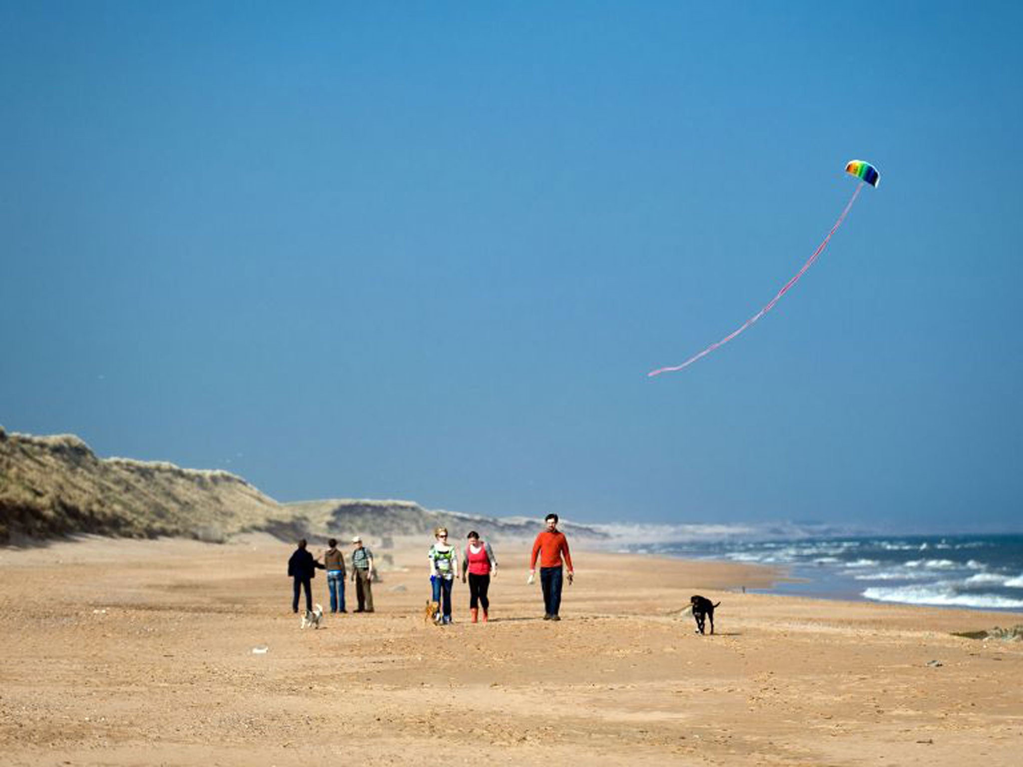 Aberdeen Beach in Scotland is one of the country’s 734 beaches classed as having “excellent water quality”