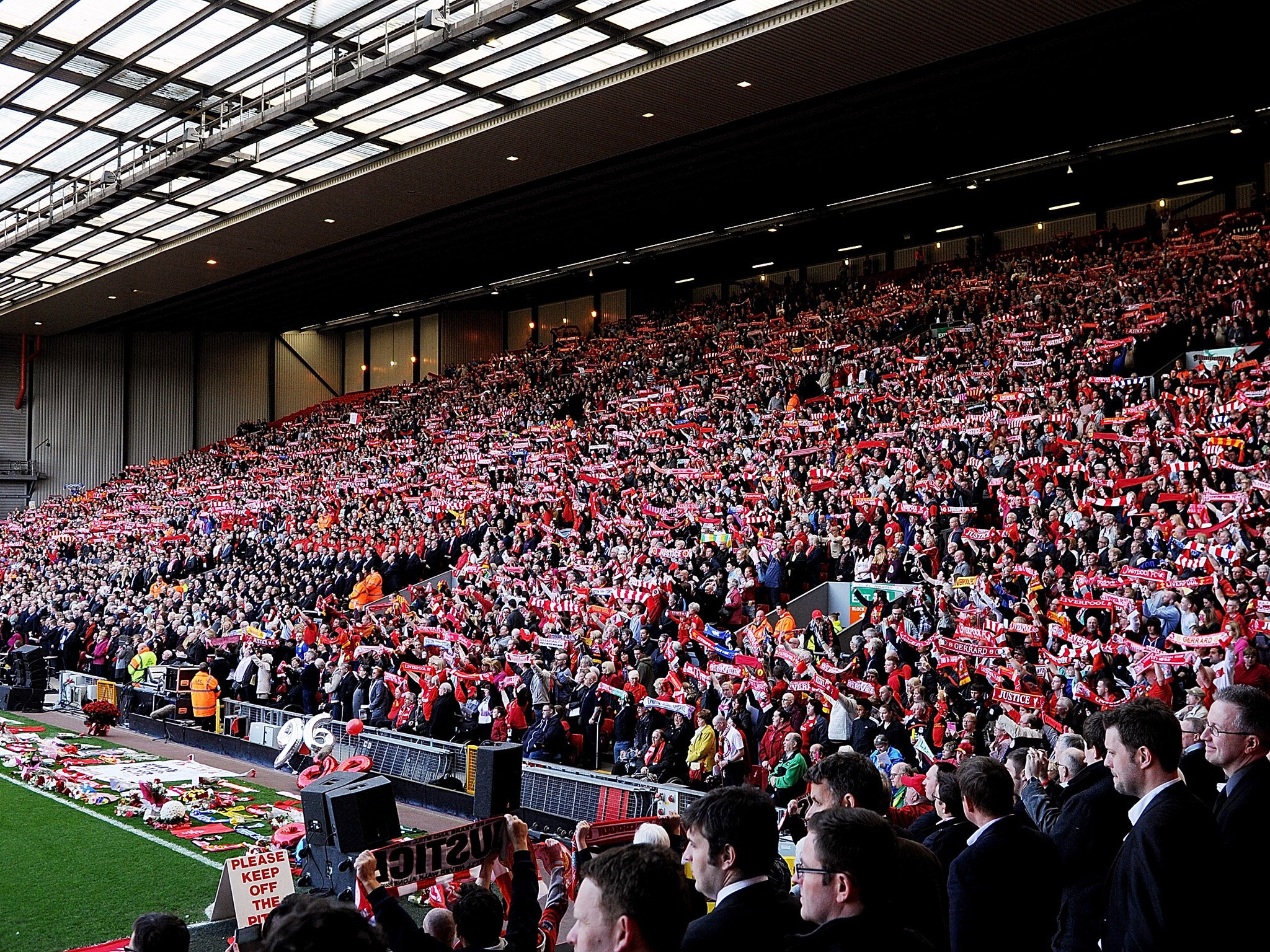 A view of the Hillsborough service