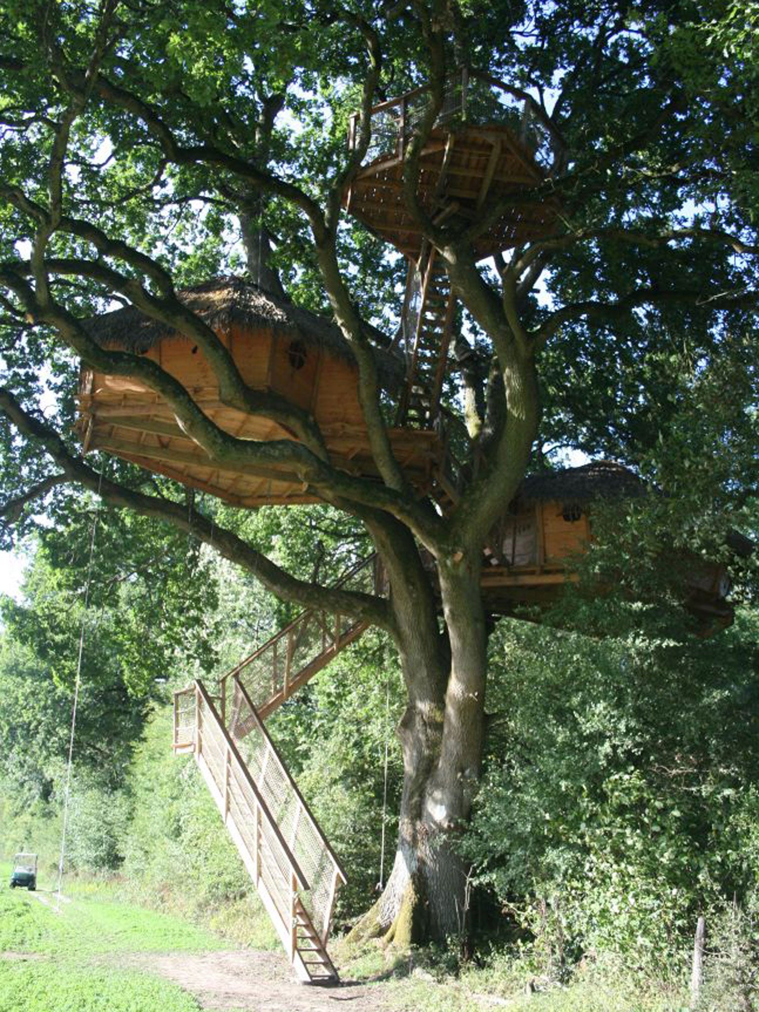 Time to branch out: treehouses at Château de la Grande Noë