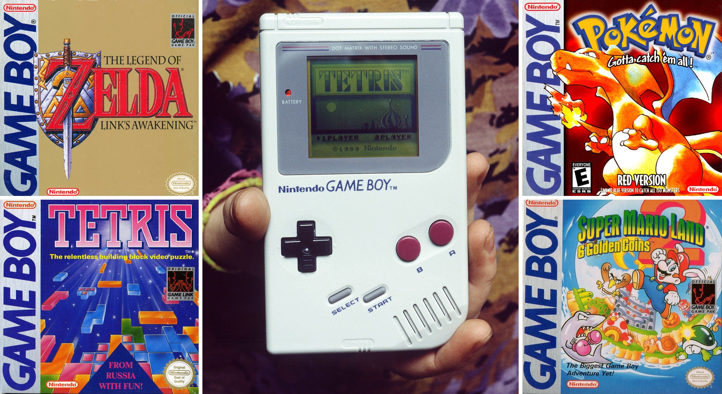 The Nintendo Game Boy was released in 1989.