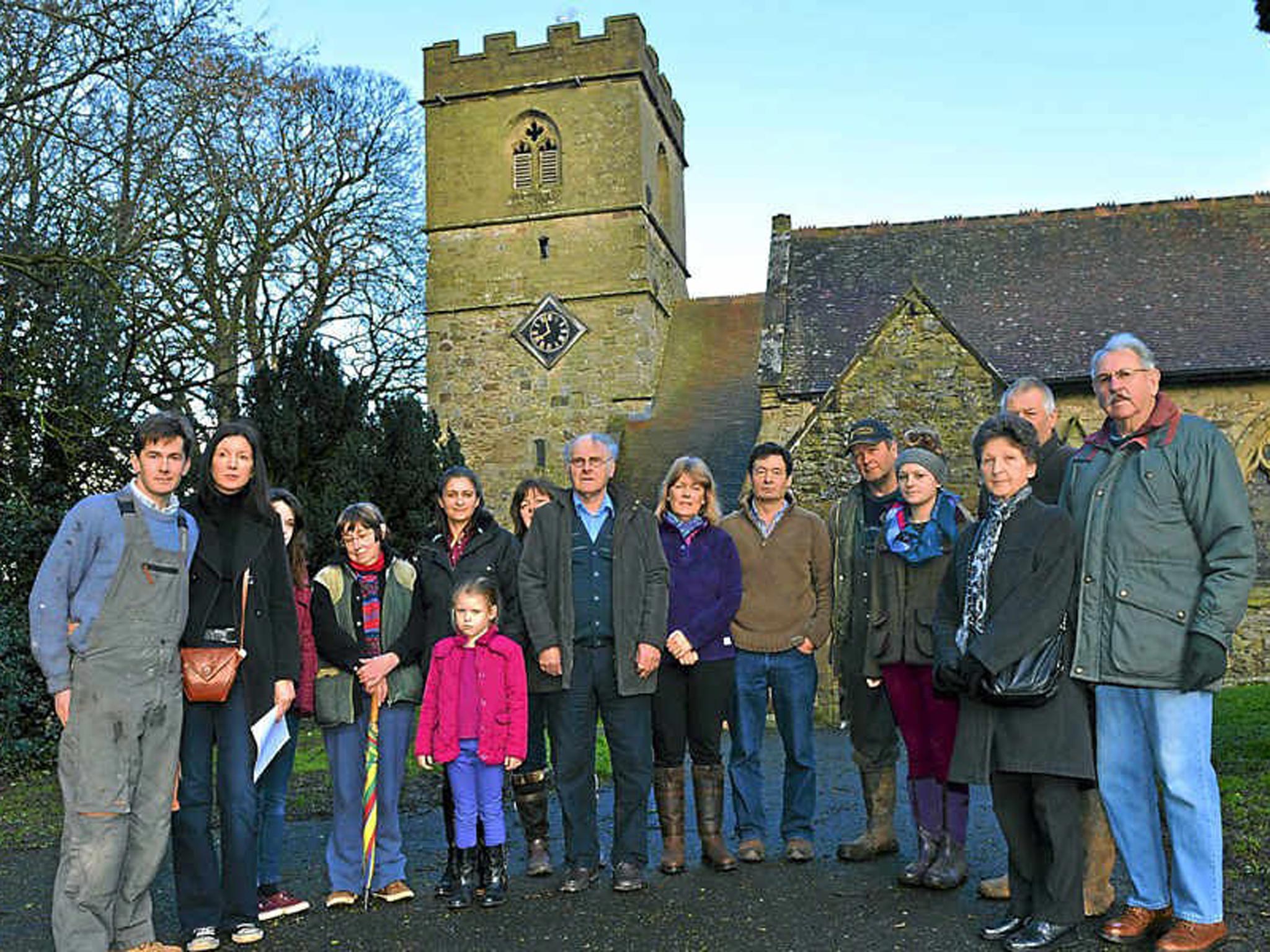 Elaine Hession and her partner Jonathan Hill, 41, successfully led the campaign at St
Mary’s Church in Stottesdon to have chancel repair liability deregistered for all the 25 homeowners affected