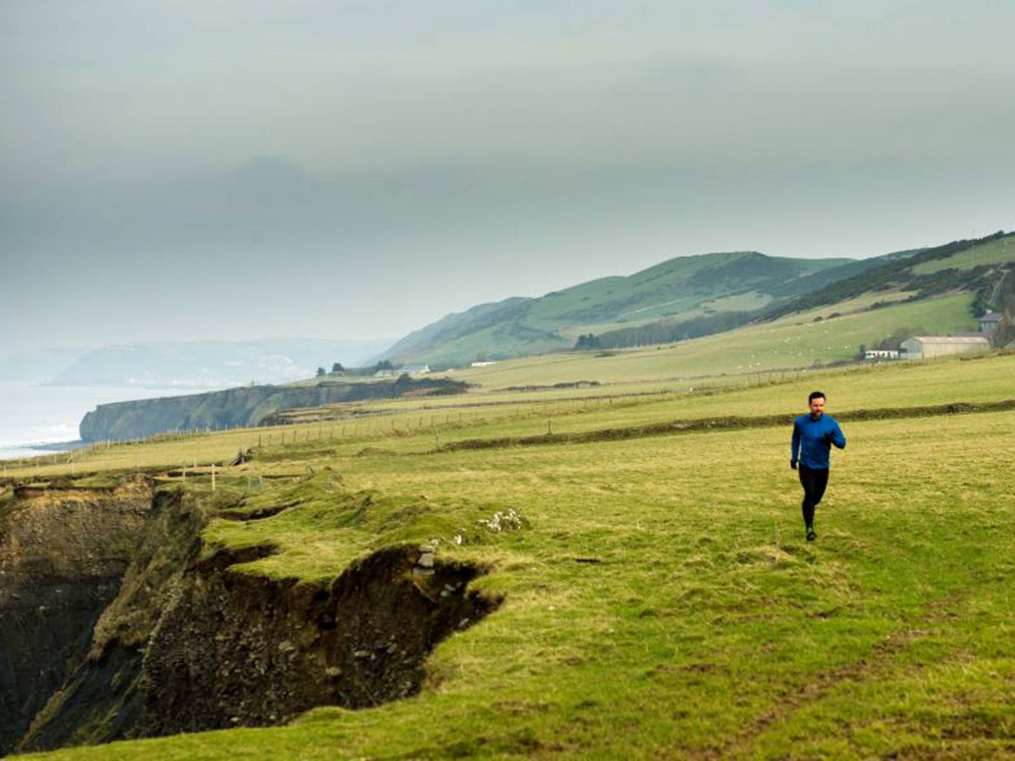 Running scared: Richard Harrington as DCI Tom Mathias in 'Hinterland'