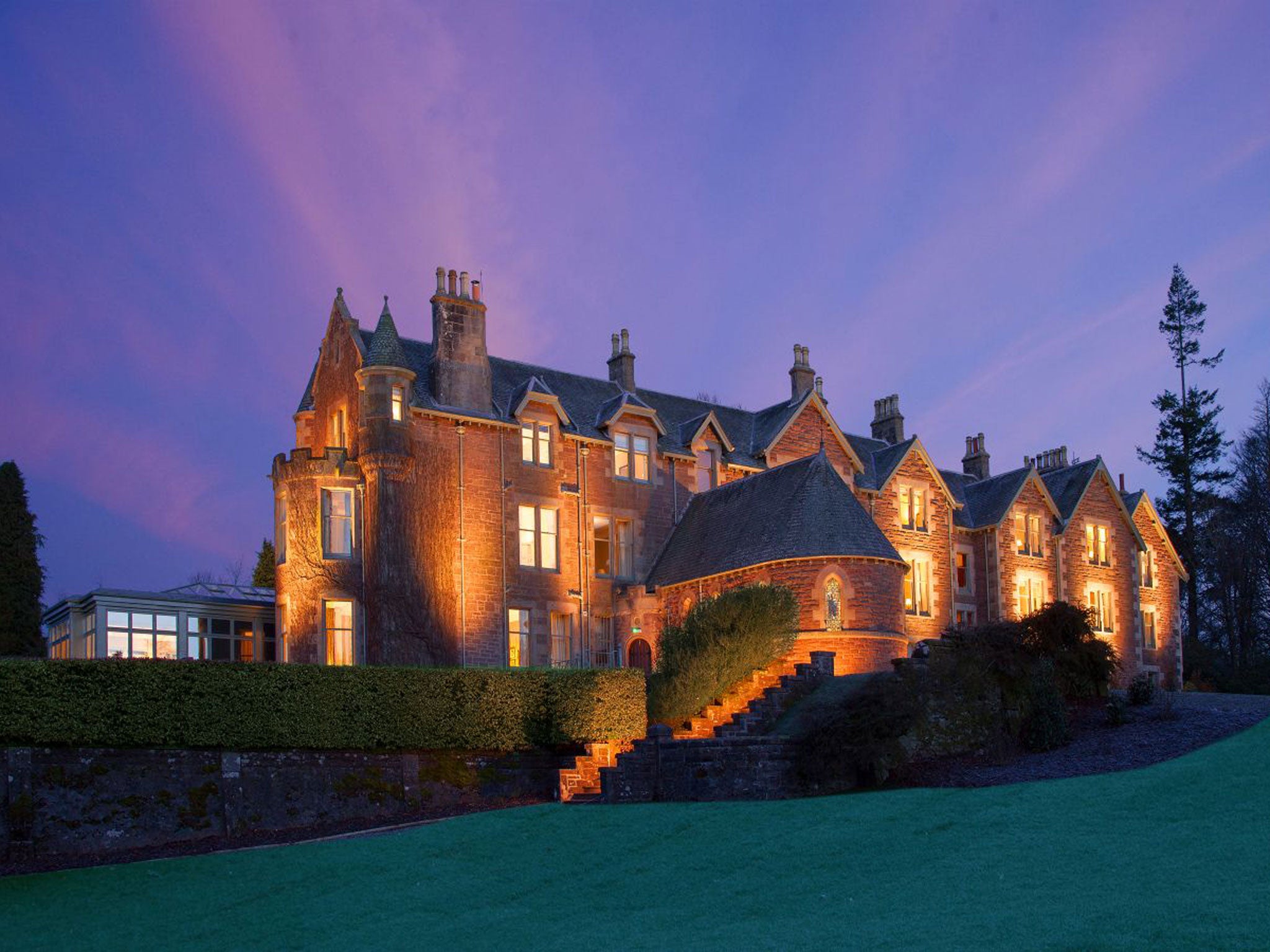 Andy Murray's Cromlix House Hotel in Kinbuck, Perthshire, was crowned the Scottish Hotel of the Year