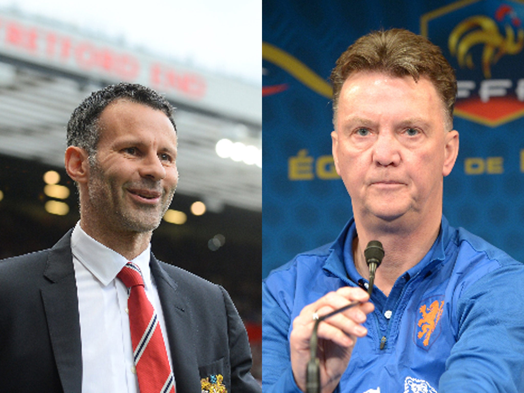 Ryan Giggs and Louis van Gaal